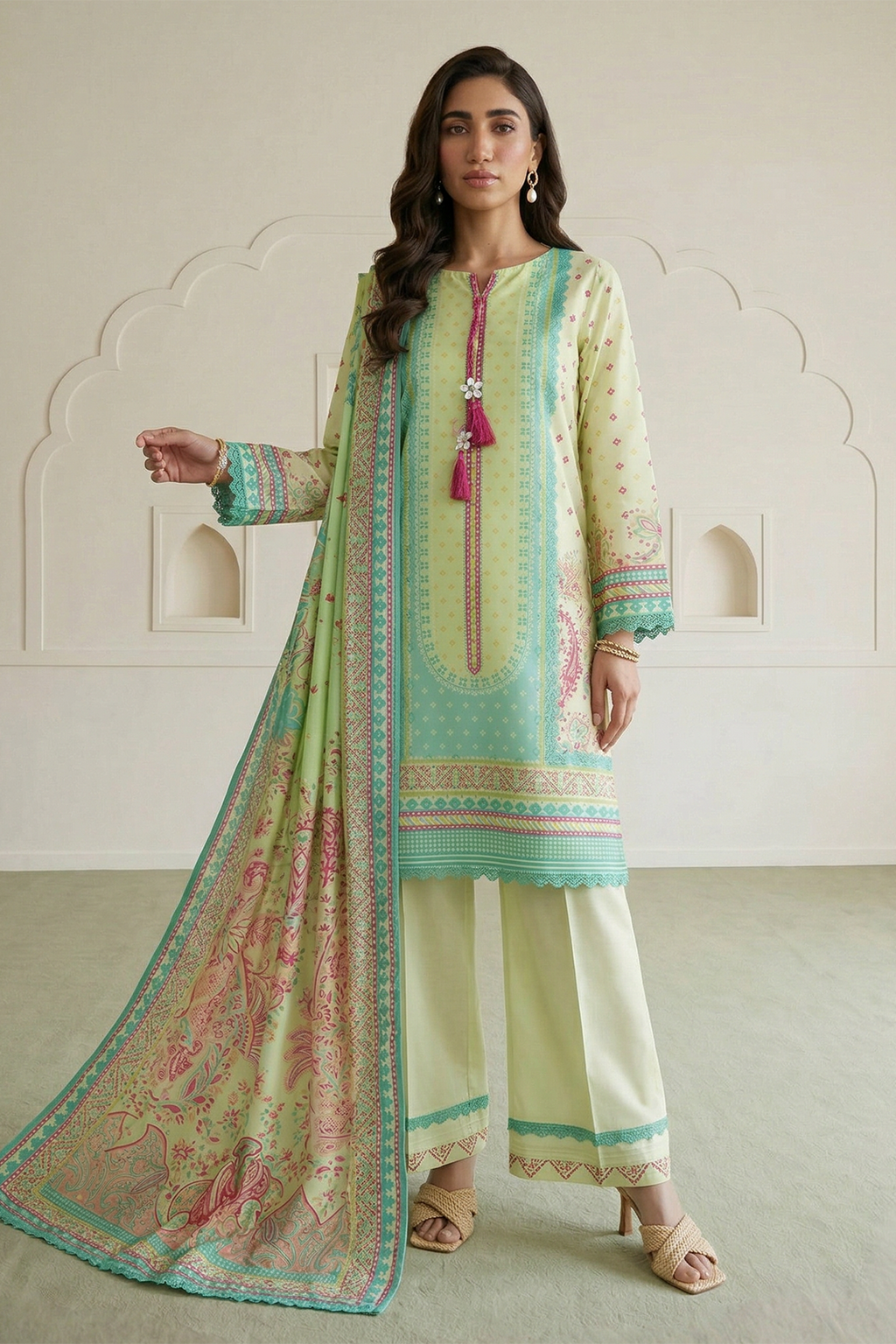 Shirt Shalwar Dupatta - 1014