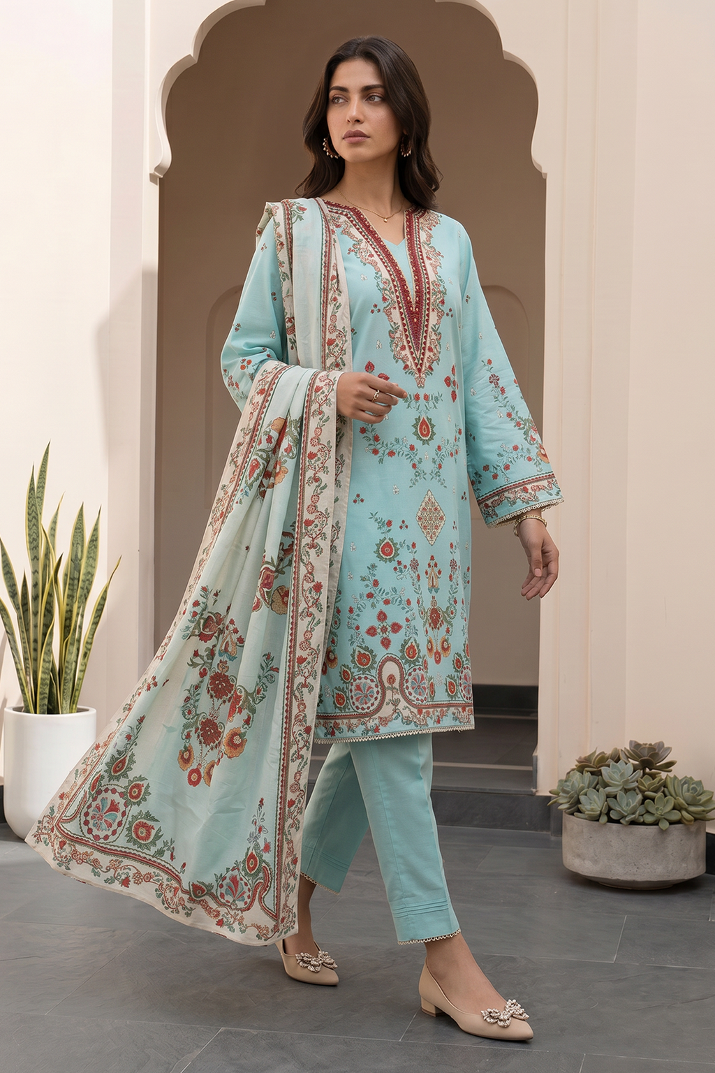 Shirt Shalwar Dupatta - 1022
