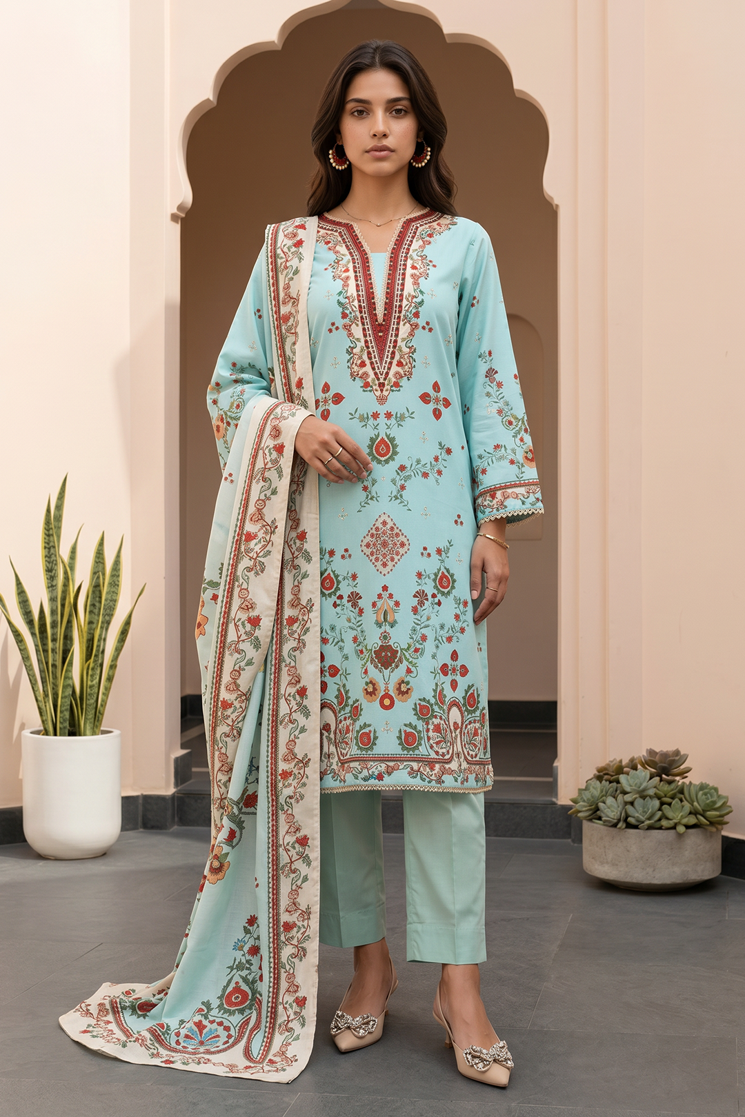 Shirt Shalwar Dupatta - 1022
