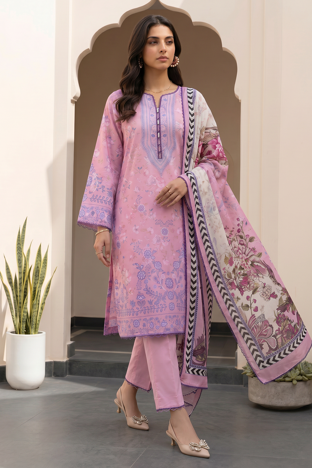 Shirt Shalwar Dupatta - 1023