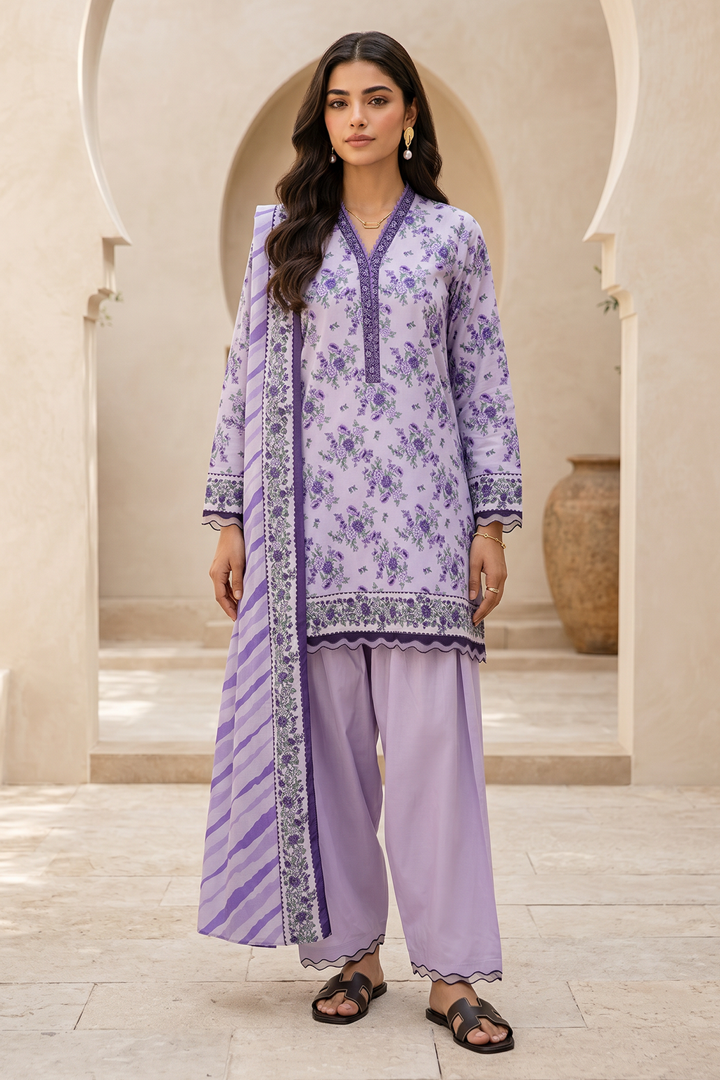 Shirt Shalwar Dupatta - 1024