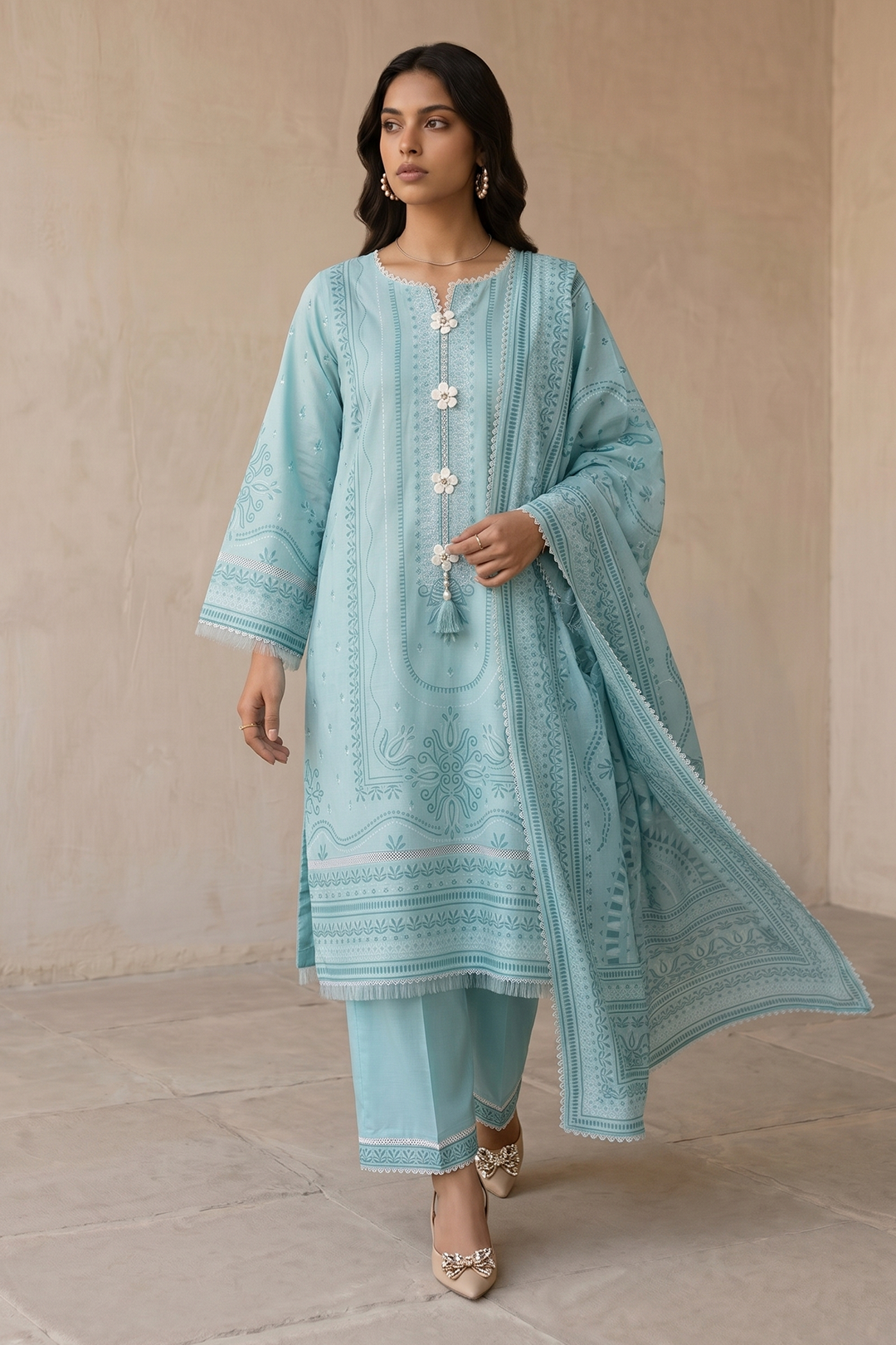Shirt Shalwar Dupatta - 1026