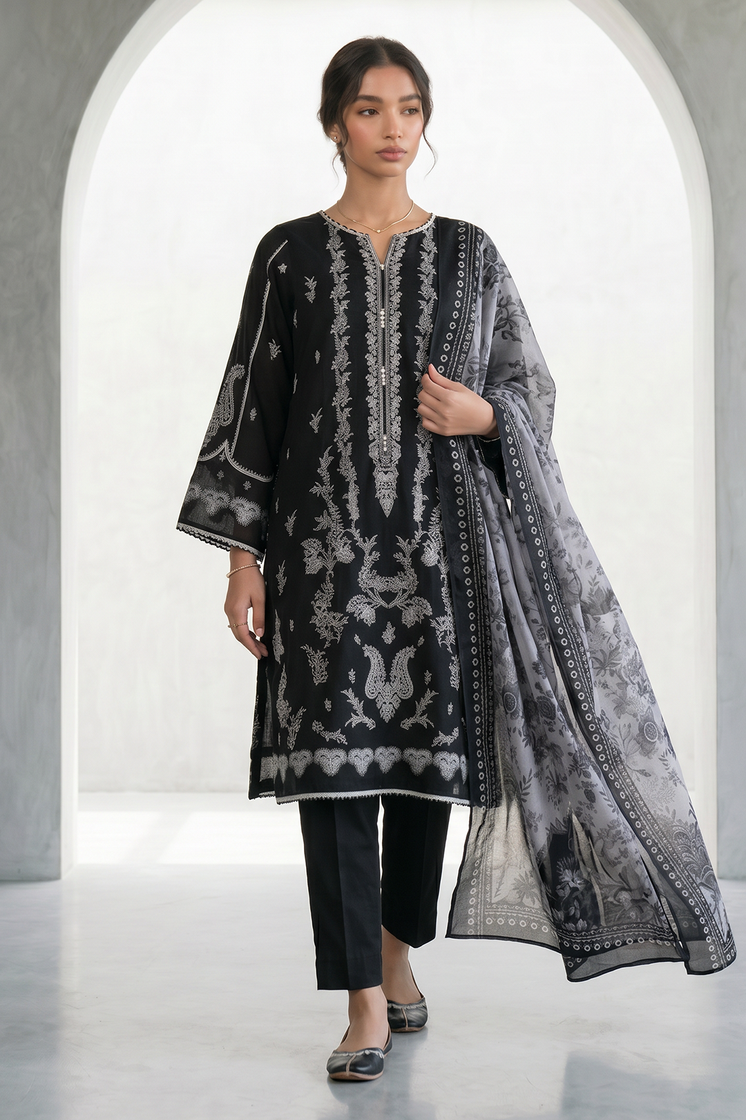 Shirt Shalwar Dupatta - 1028