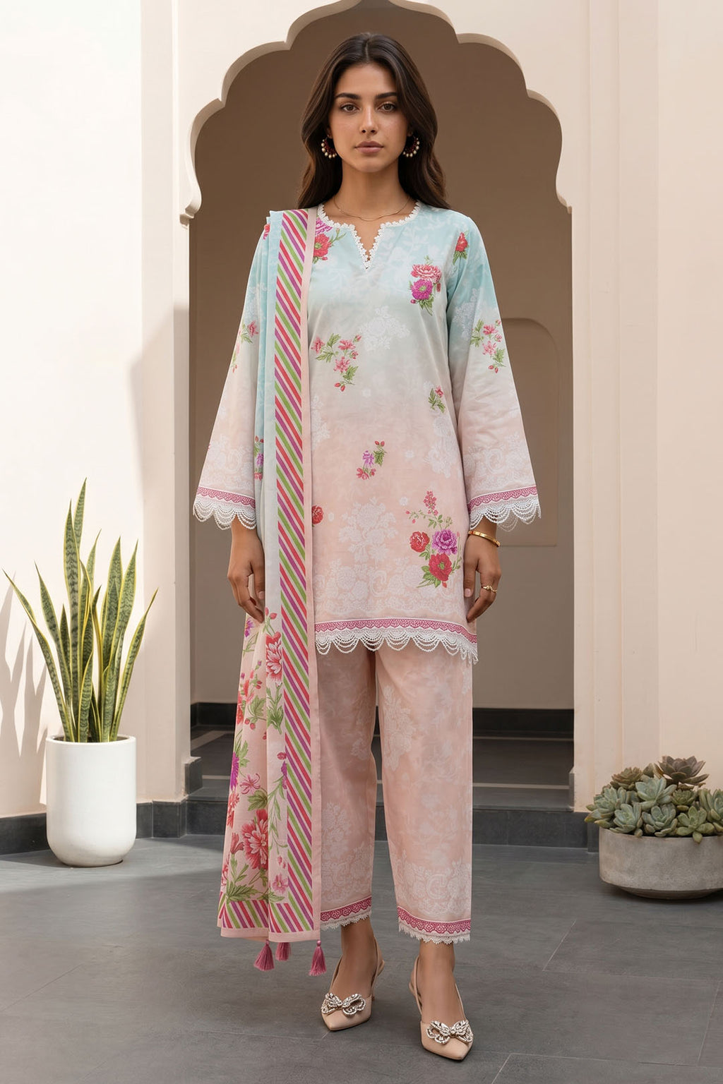 Shirt Shalwar Dupatta - 1032