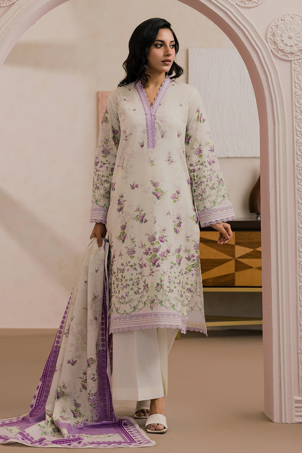Shirt Shalwar Dupatta - 1036