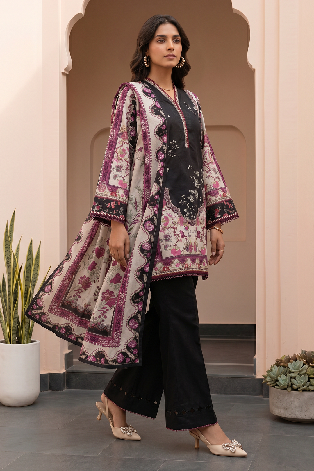 Shirt Shalwar Dupatta - 1074