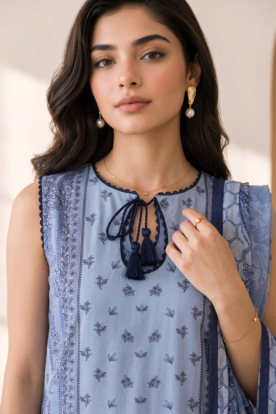 Shirt Shalwar Dupatta - 1075