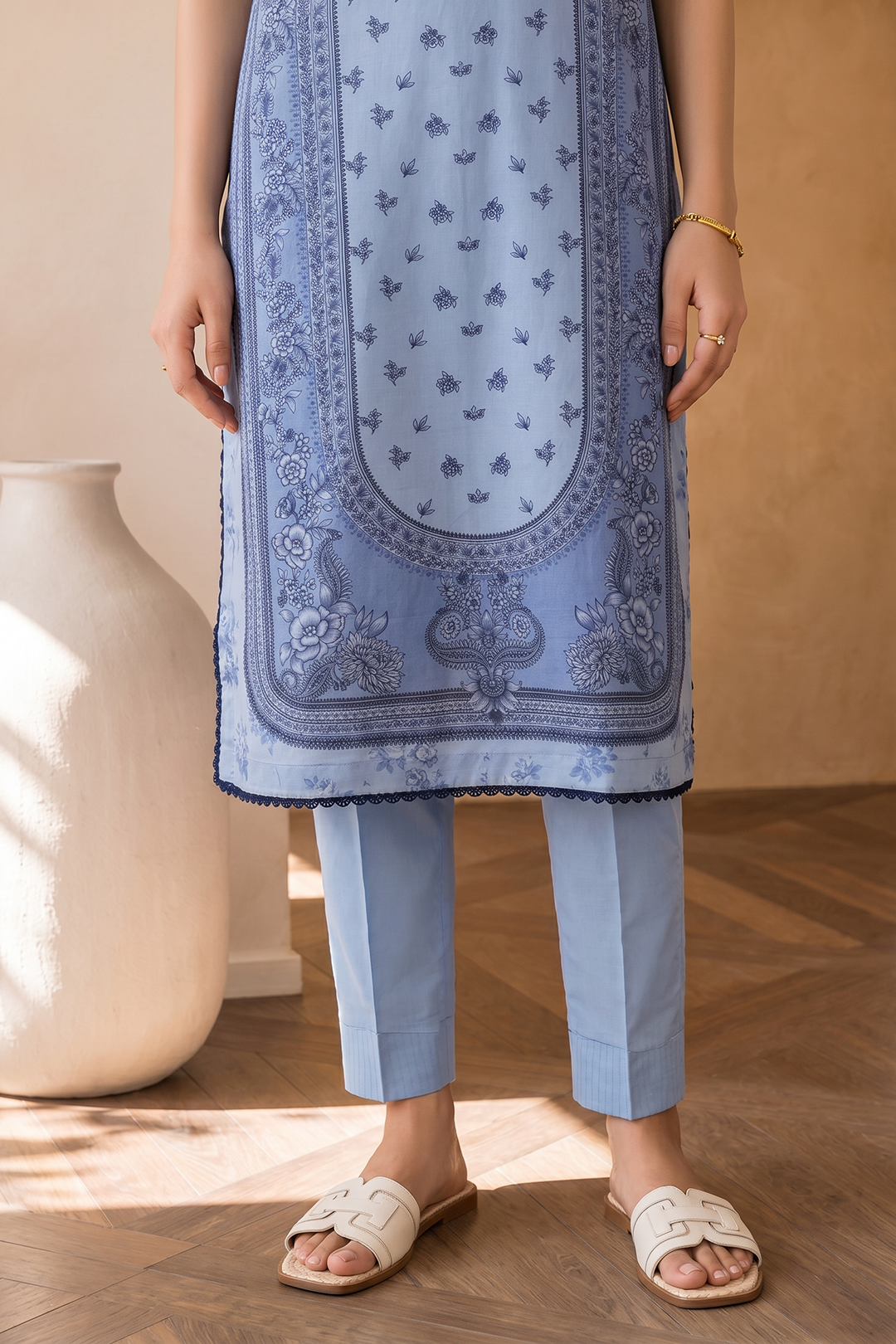 Shirt Shalwar Dupatta - 1075