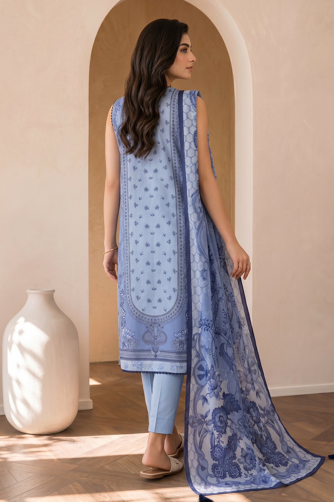 Shirt Shalwar Dupatta - 1075