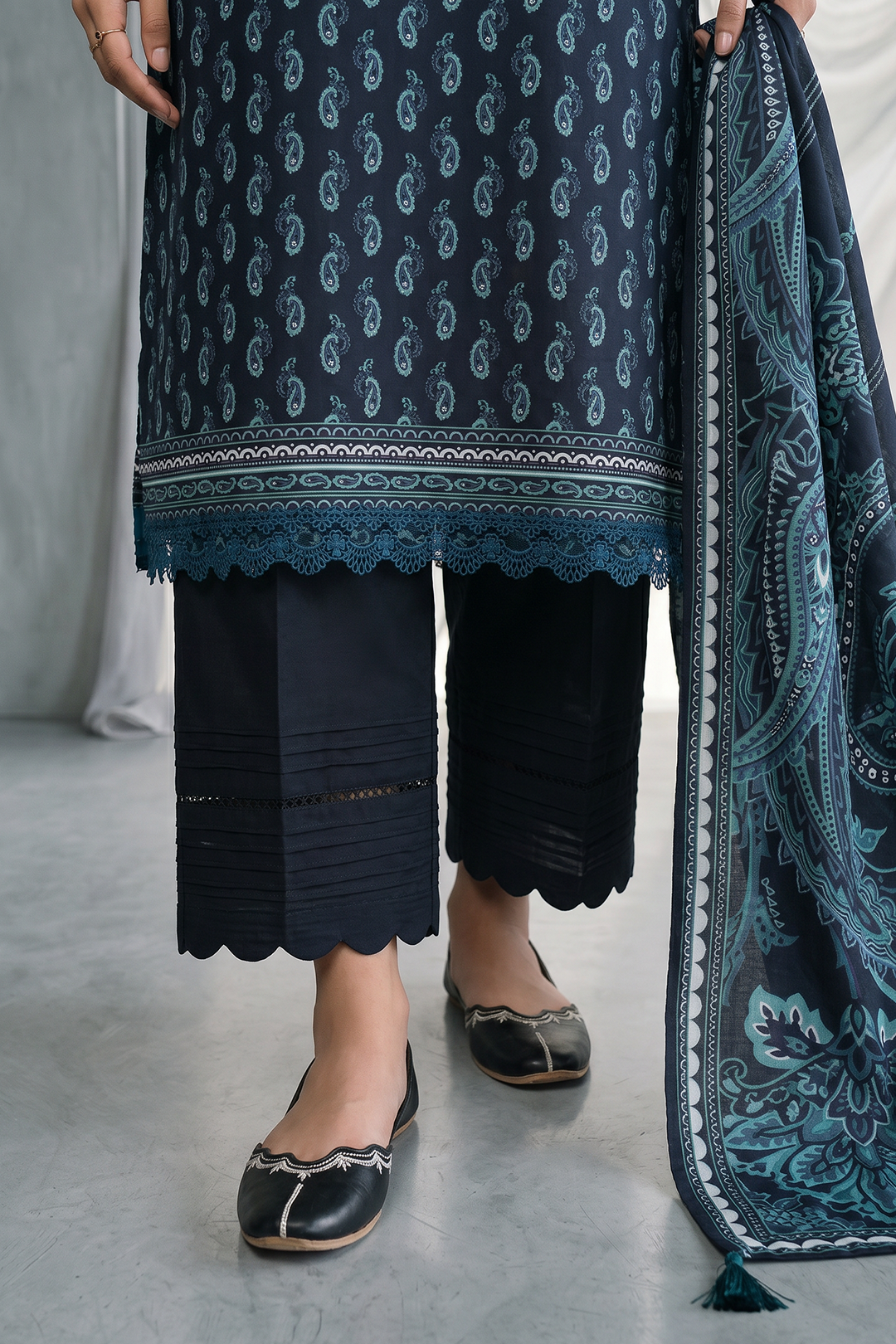 Shirt Shalwar Dupatta - 1077