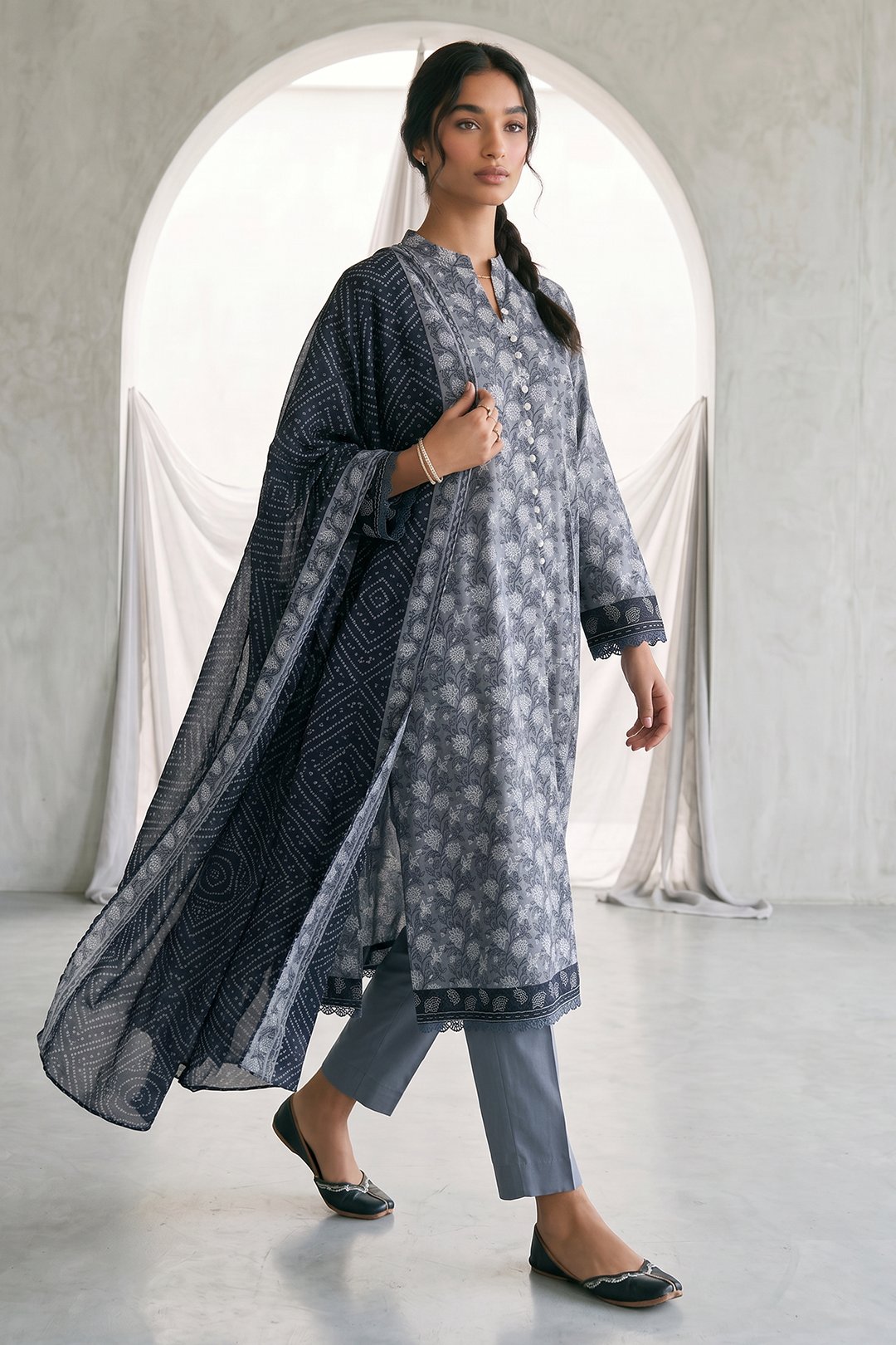 Shirt Shalwar Dupatta - 1078