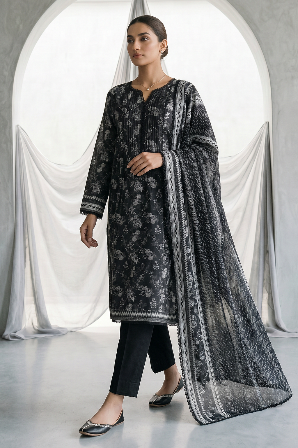 Shirt Shalwar Dupatta - 1080