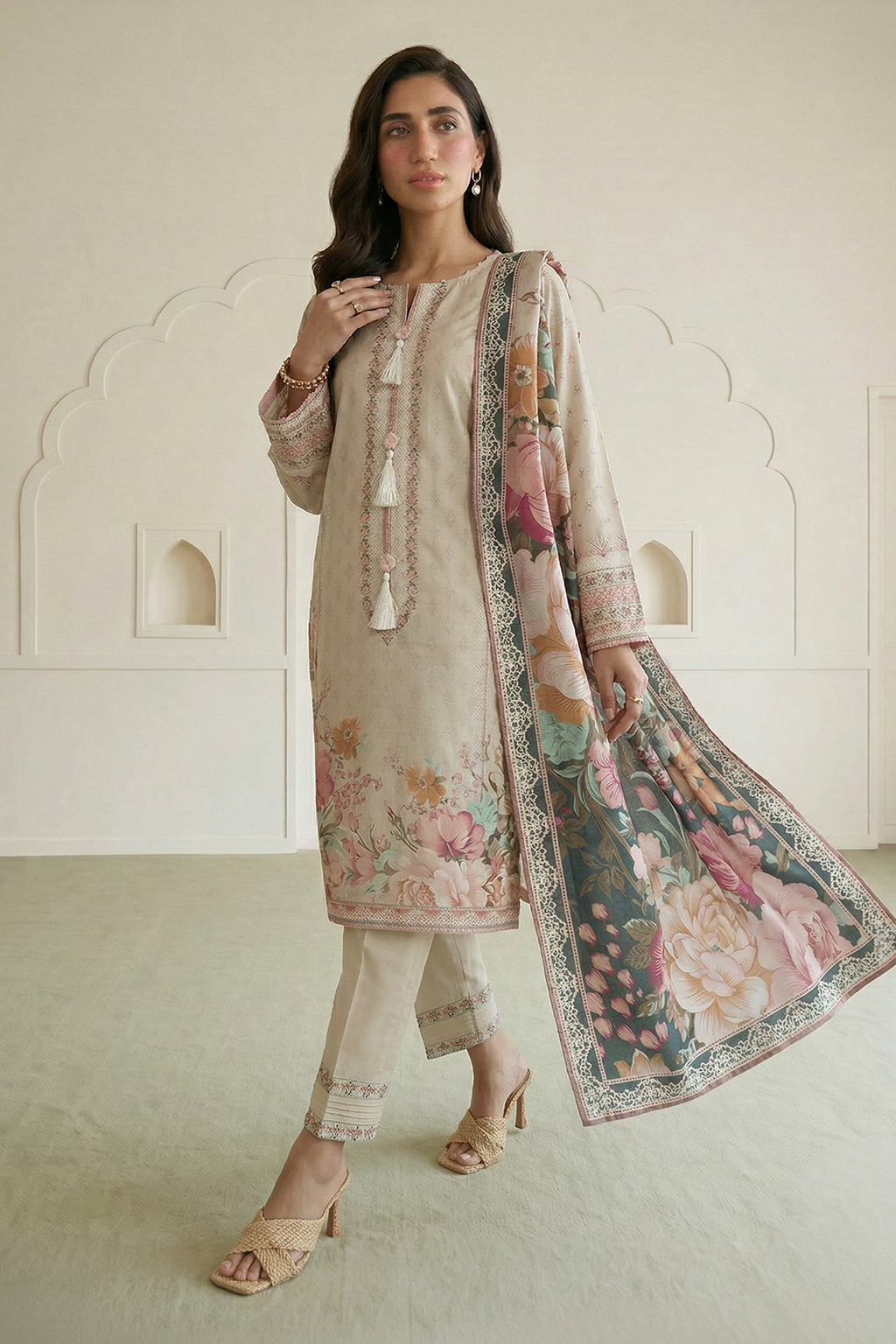Shirt Shalwar Dupatta - 1081