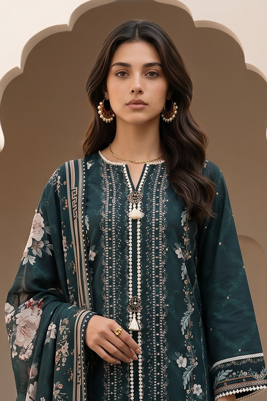 Shirt Shalwar Dupatta - 1083