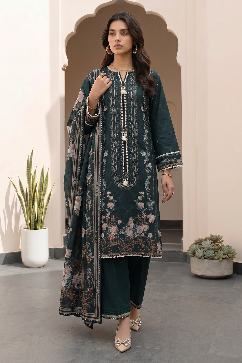Shirt Shalwar Dupatta - 1083