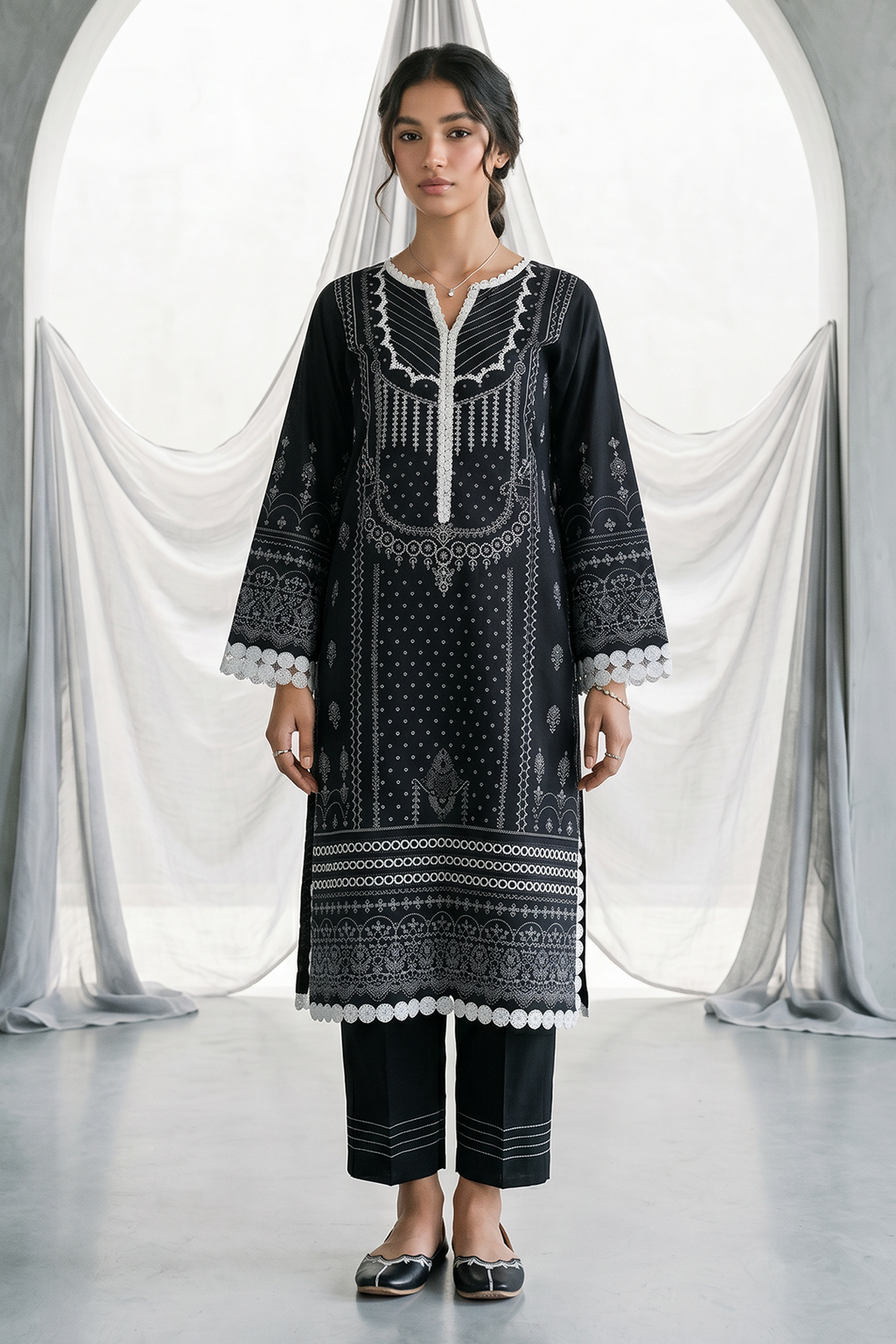 Shirt Shalwar Dupatta - 1090