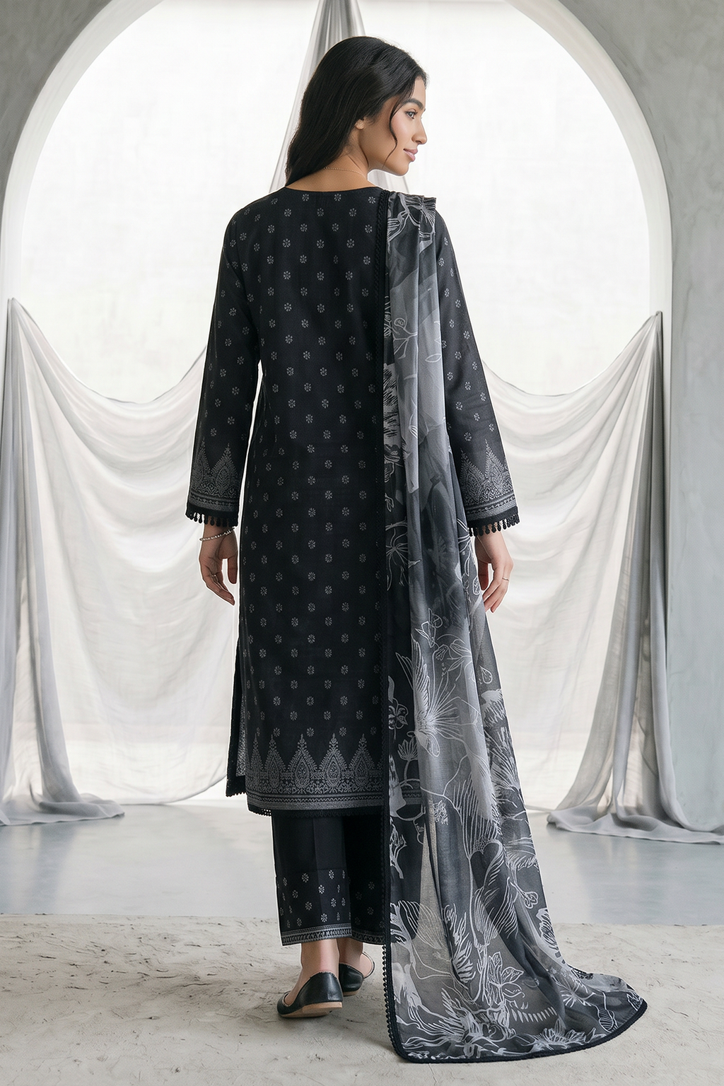 Shirt Shalwar Dupatta - 1091
