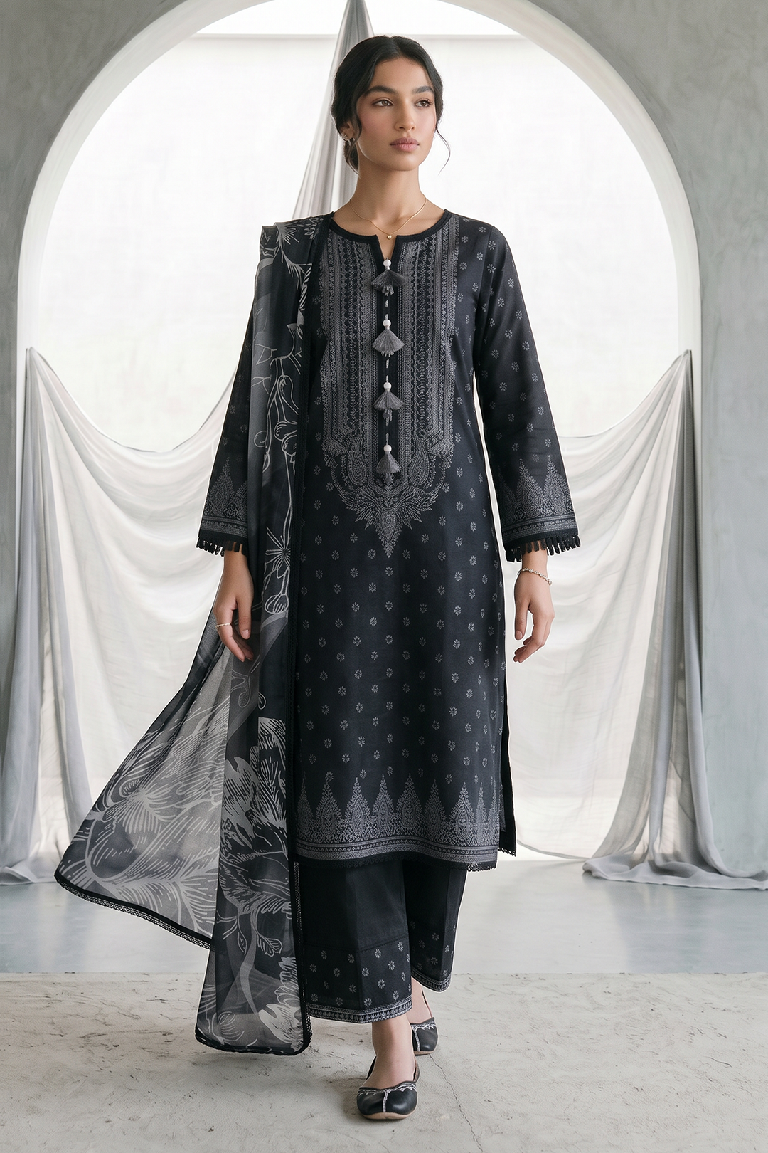Shirt Shalwar Dupatta - 1091