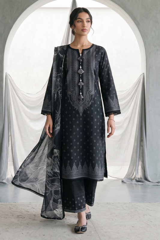 Shirt Shalwar Dupatta - 1091