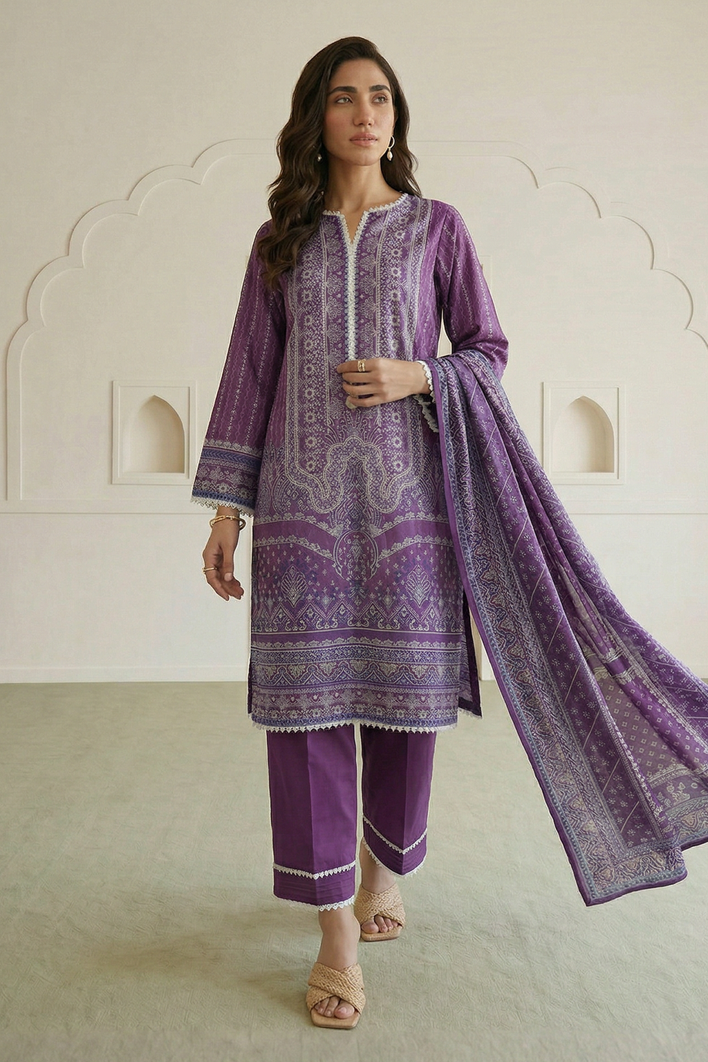 Shirt Shalwar Dupatta - 1093