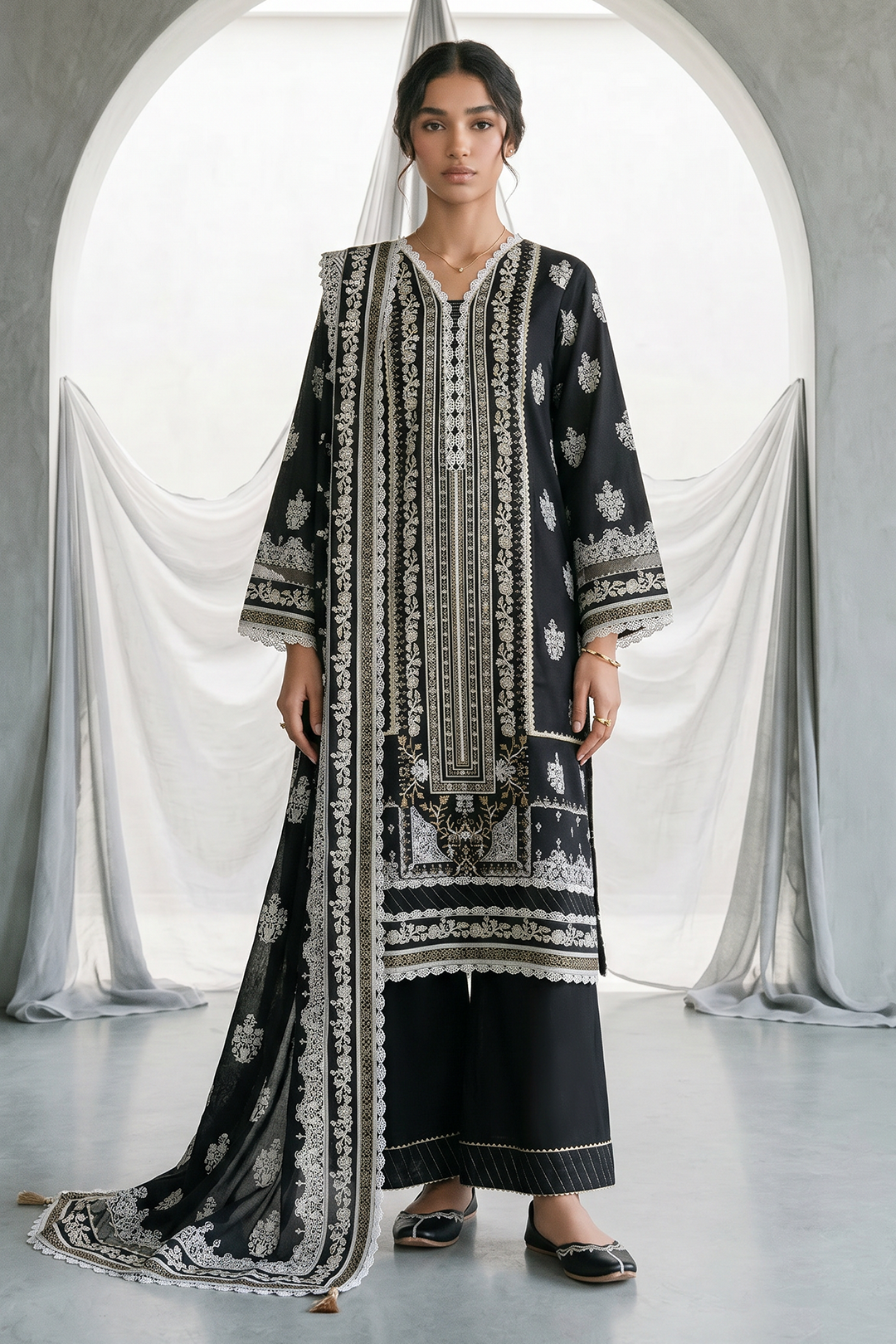 Shirt Shalwar Dupatta - 1094