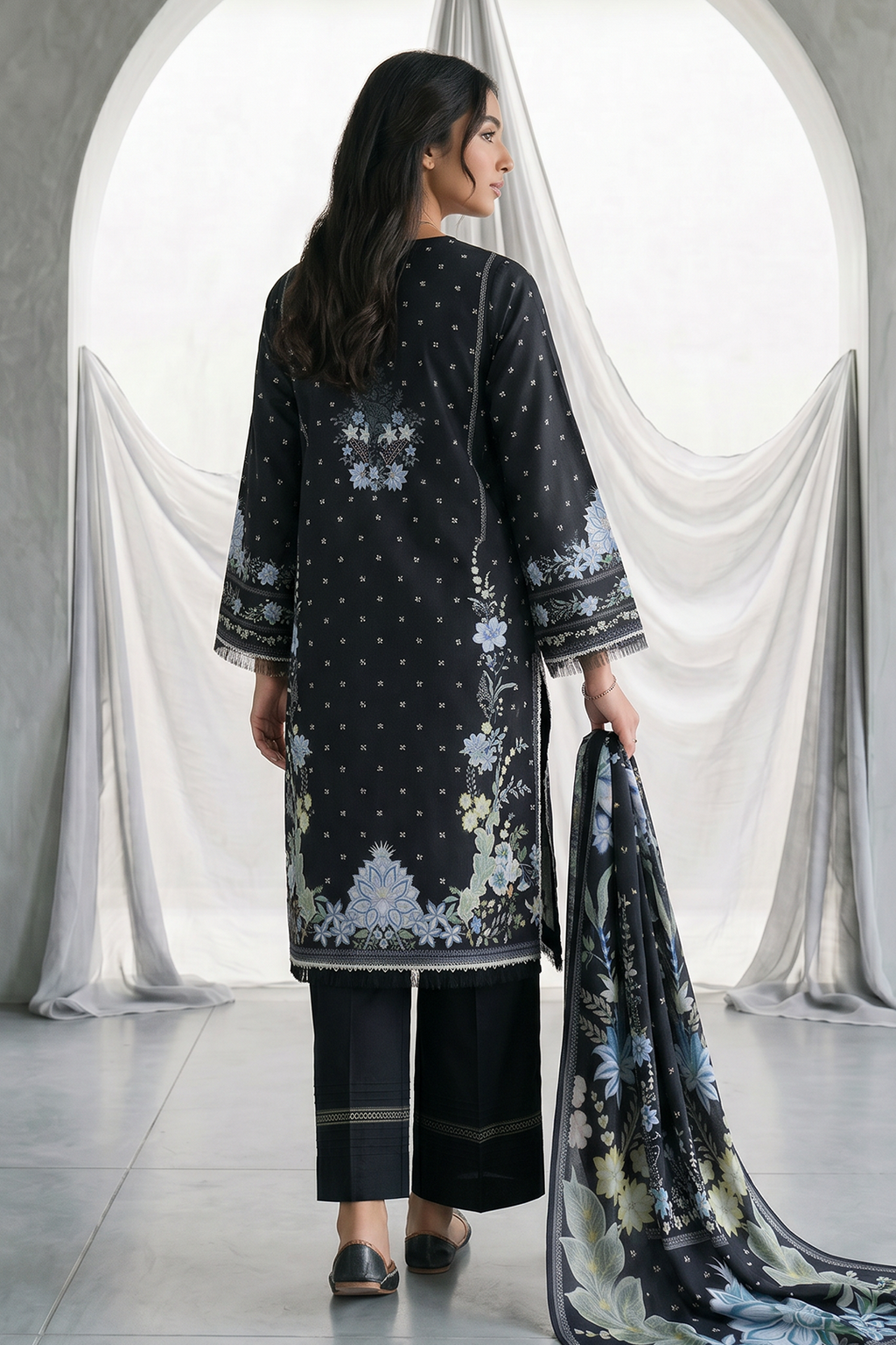 Shirt Shalwar Dupatta - 1095
