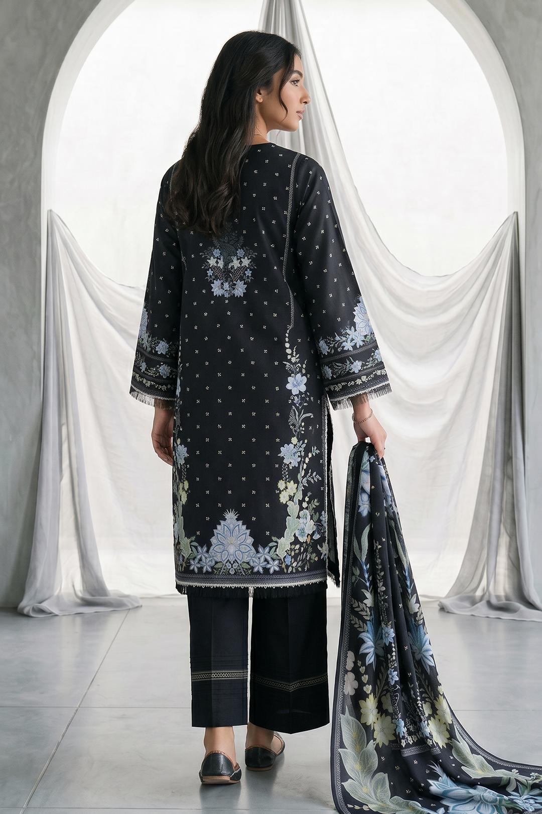 Shirt Shalwar Dupatta - 1095