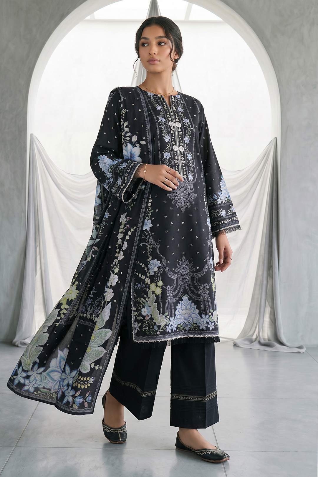 Shirt Shalwar Dupatta - 1095
