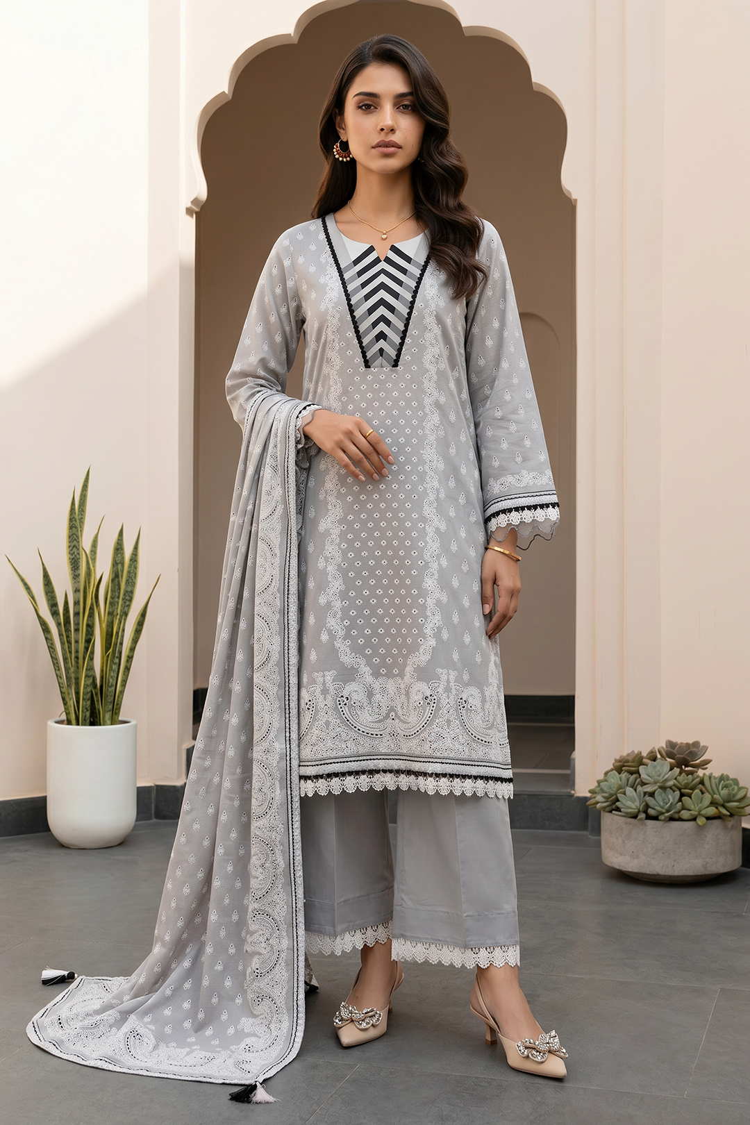 Shirt Shalwar Dupatta - 1096