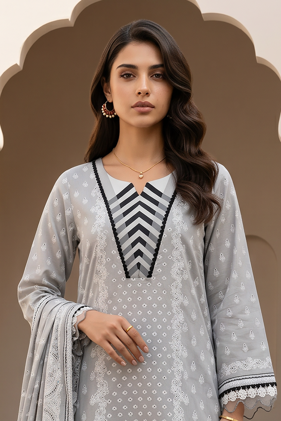 Shirt Shalwar Dupatta - 1096