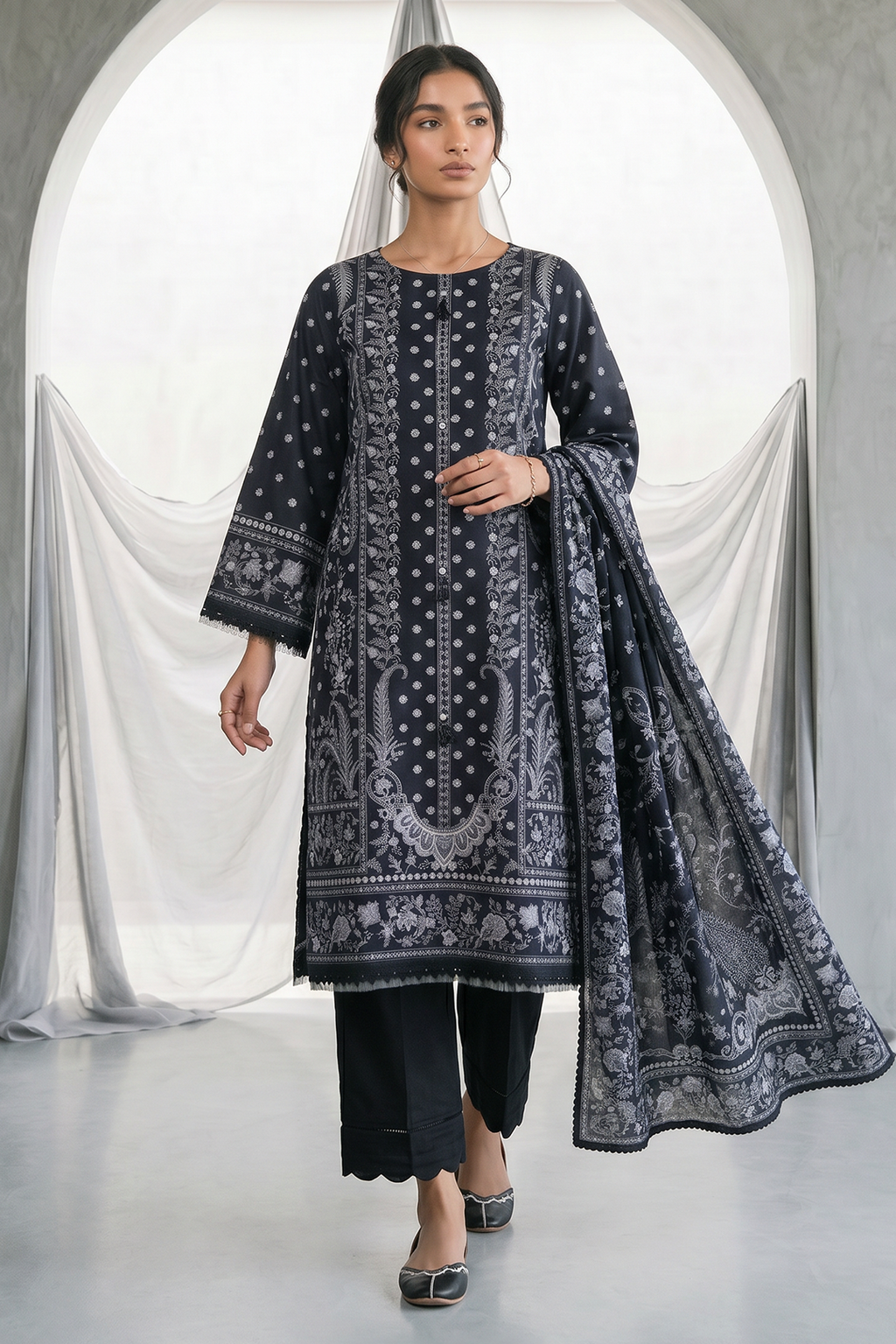 Shirt Shalwar Dupatta - 1097