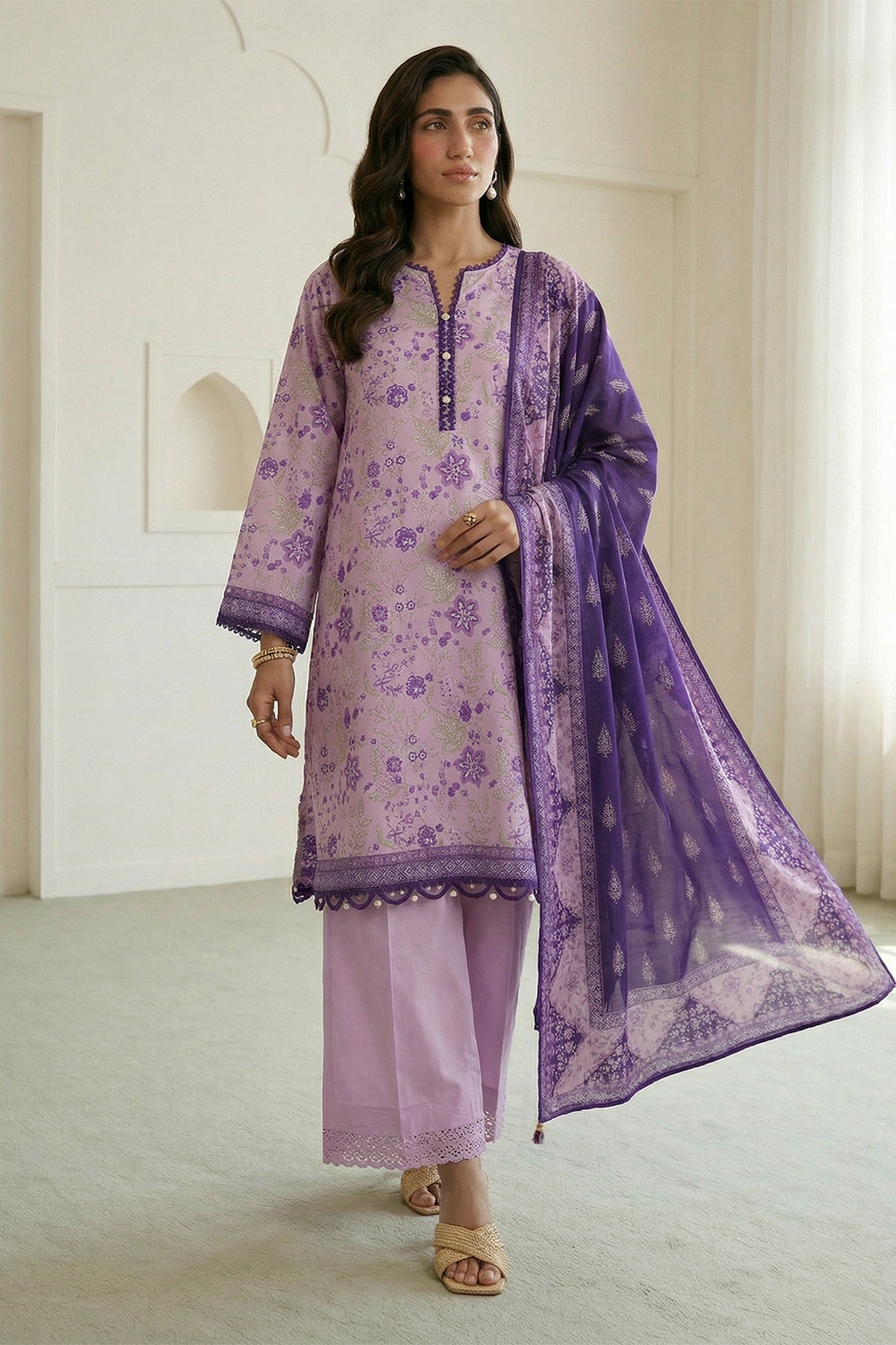 Shirt Shalwar Dupatta - 1136