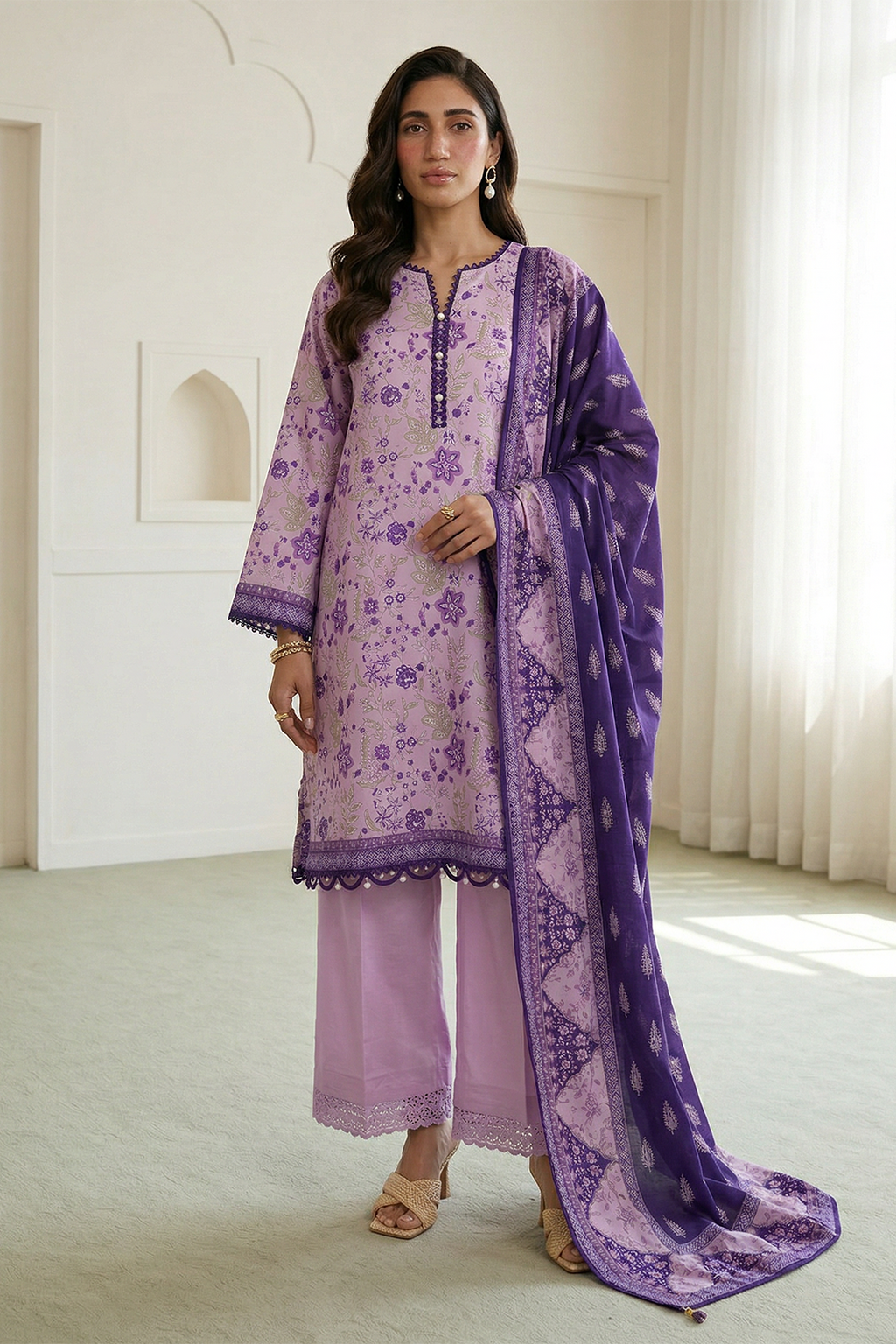 Shirt Shalwar Dupatta - 1136