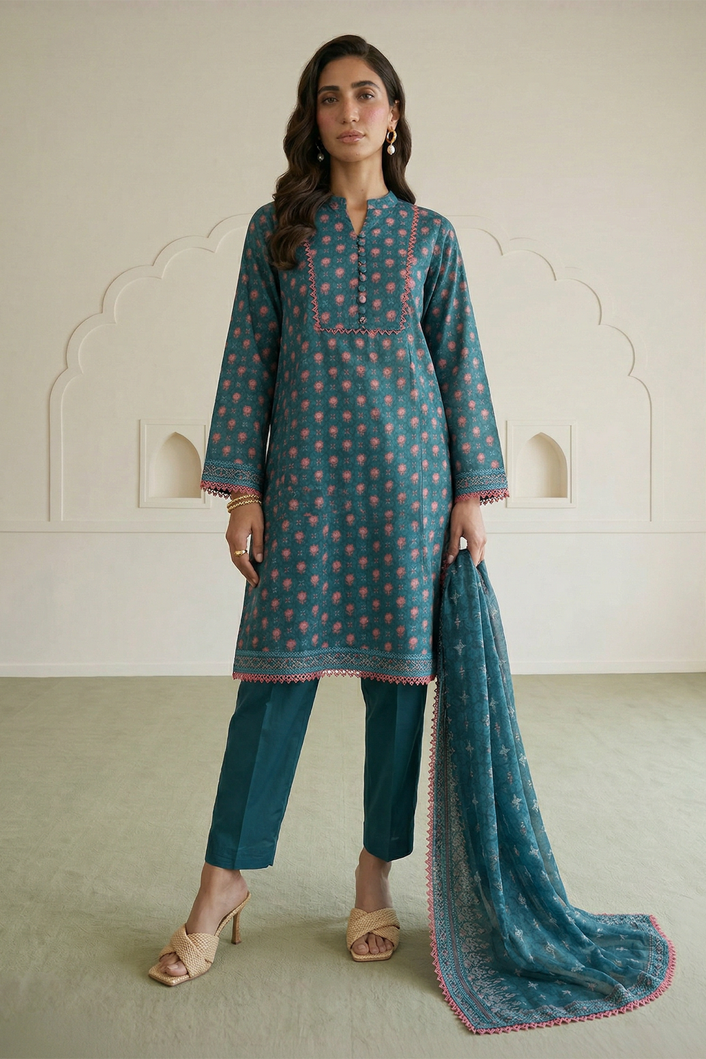 Shirt Shalwar Dupatta - 1138