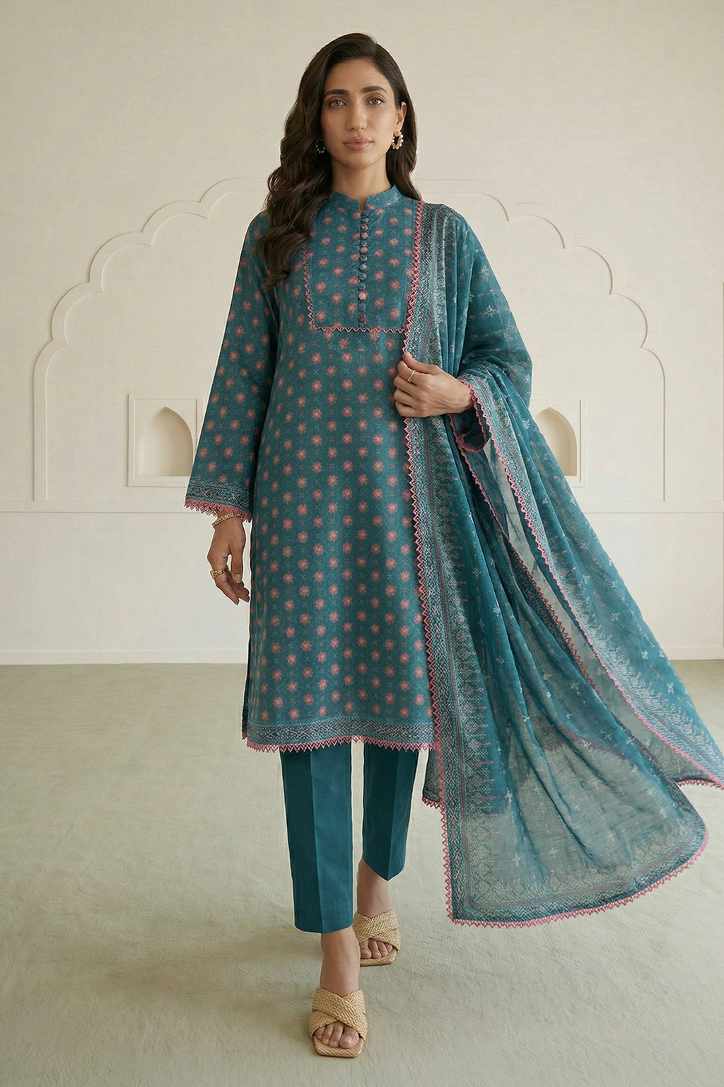 Shirt Shalwar Dupatta - 1138