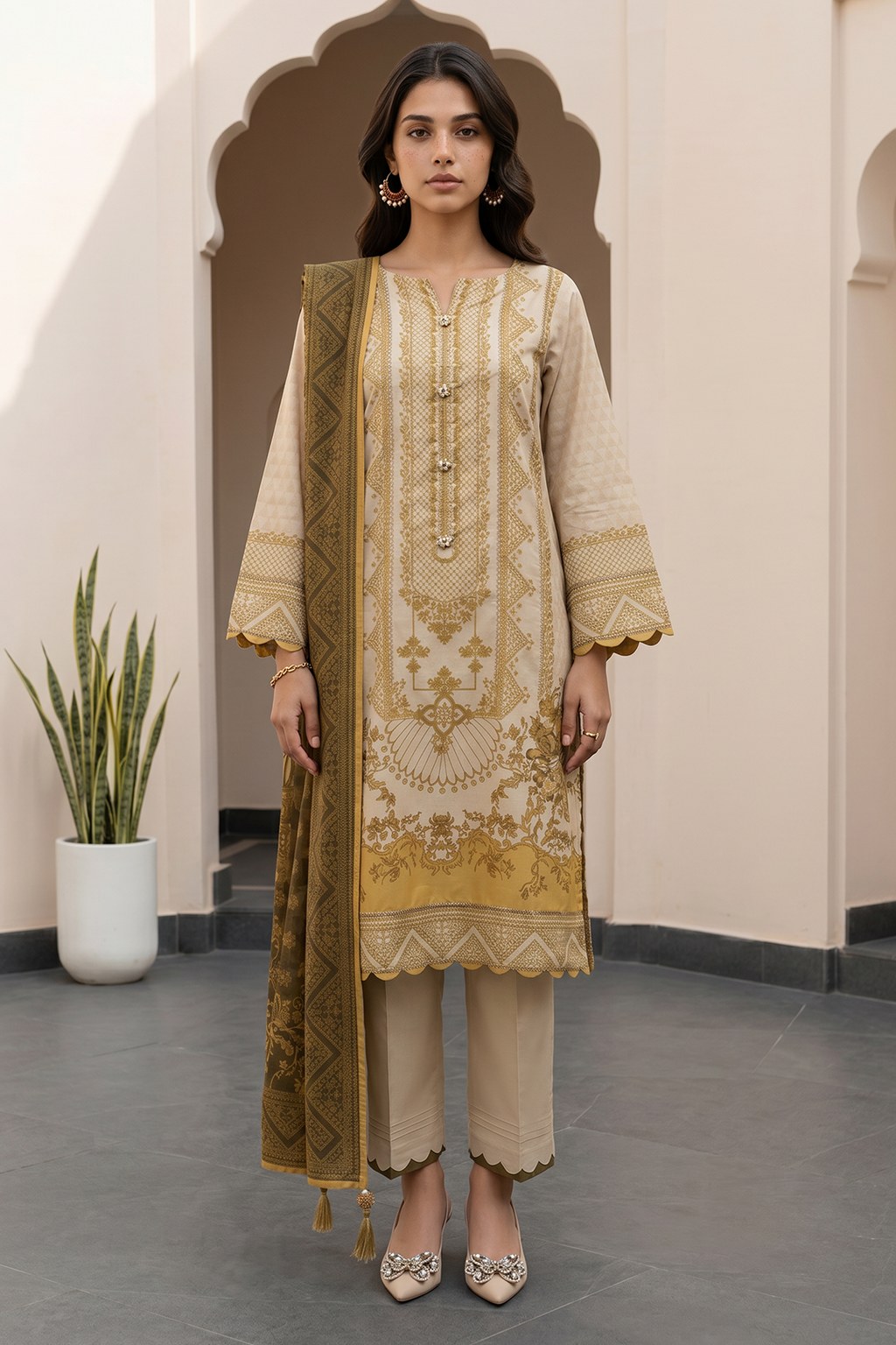 Shirt Shalwar Dupatta - 1141
