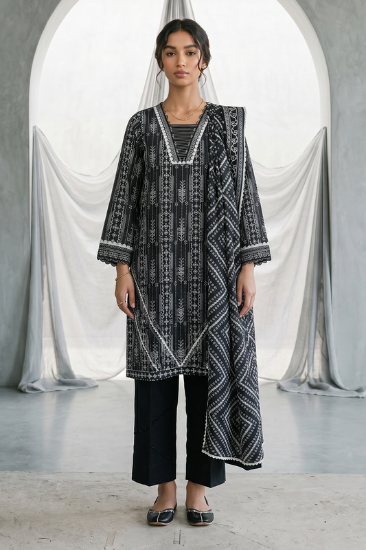 Shirt Shalwar Dupatta - 1142