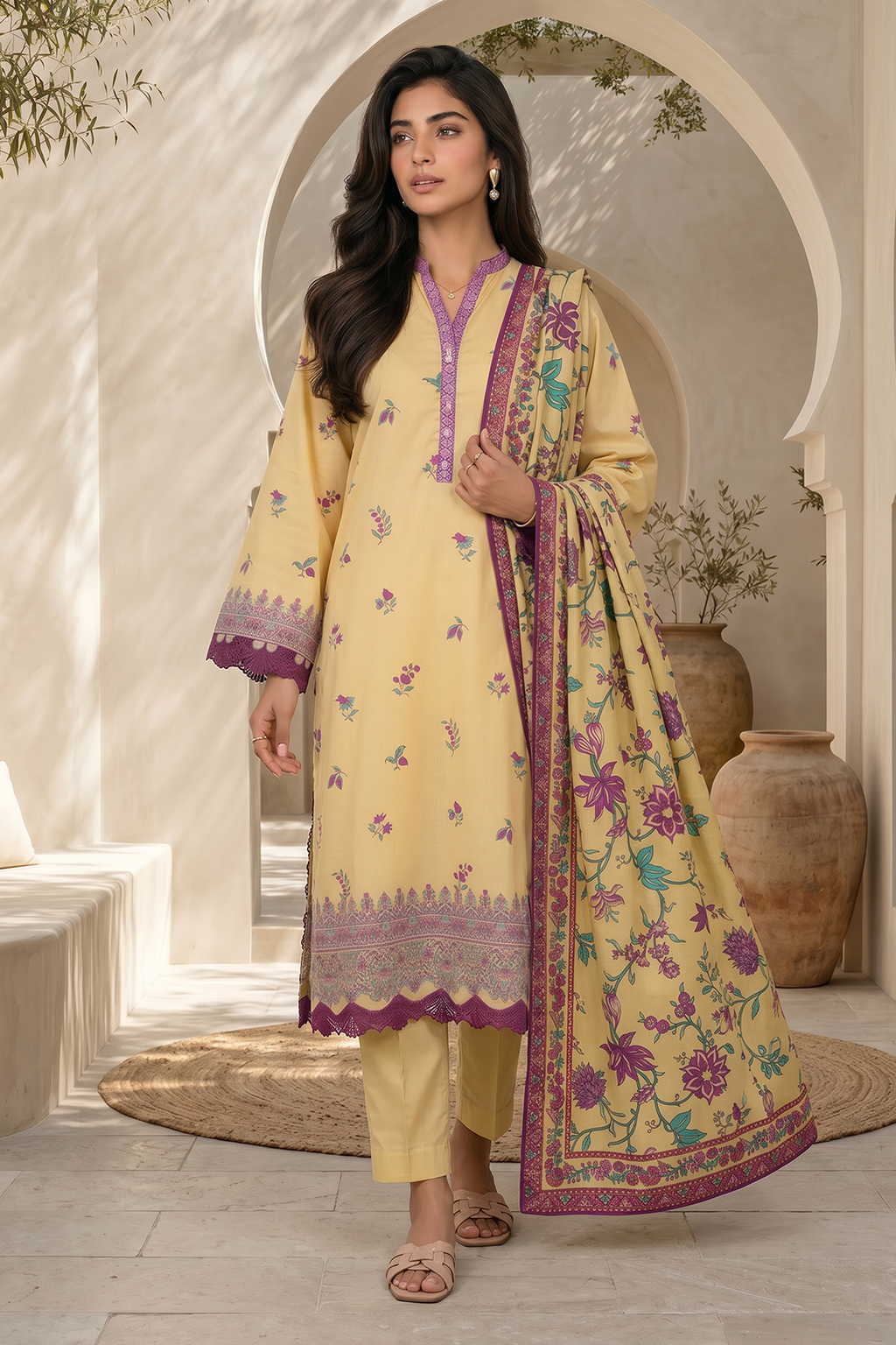 Shirt Shalwar Dupatta - 1147