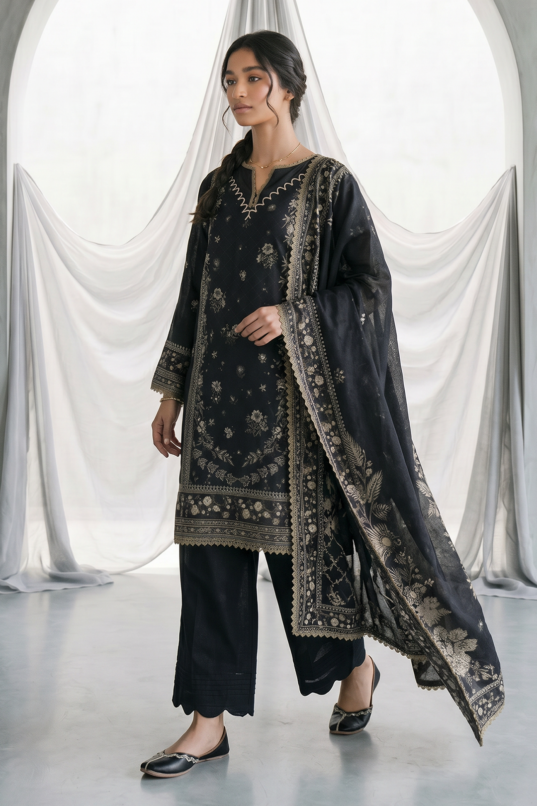 Shirt Shalwar Dupatta - 1158