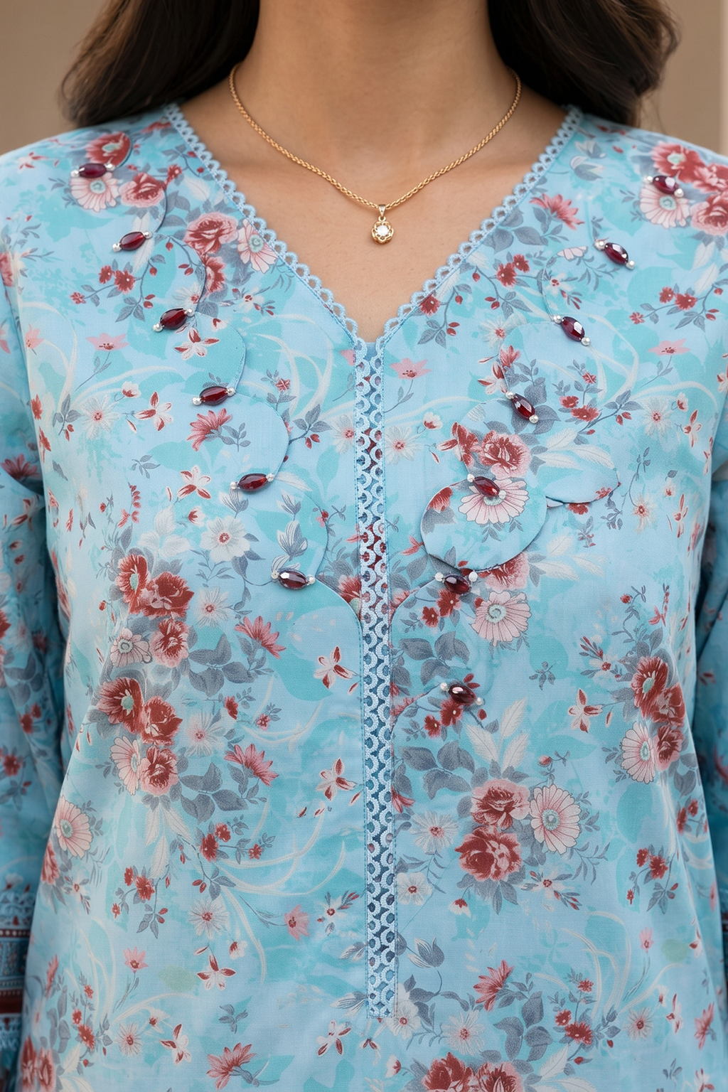 Shirt Shalwar Dupatta - 8001
