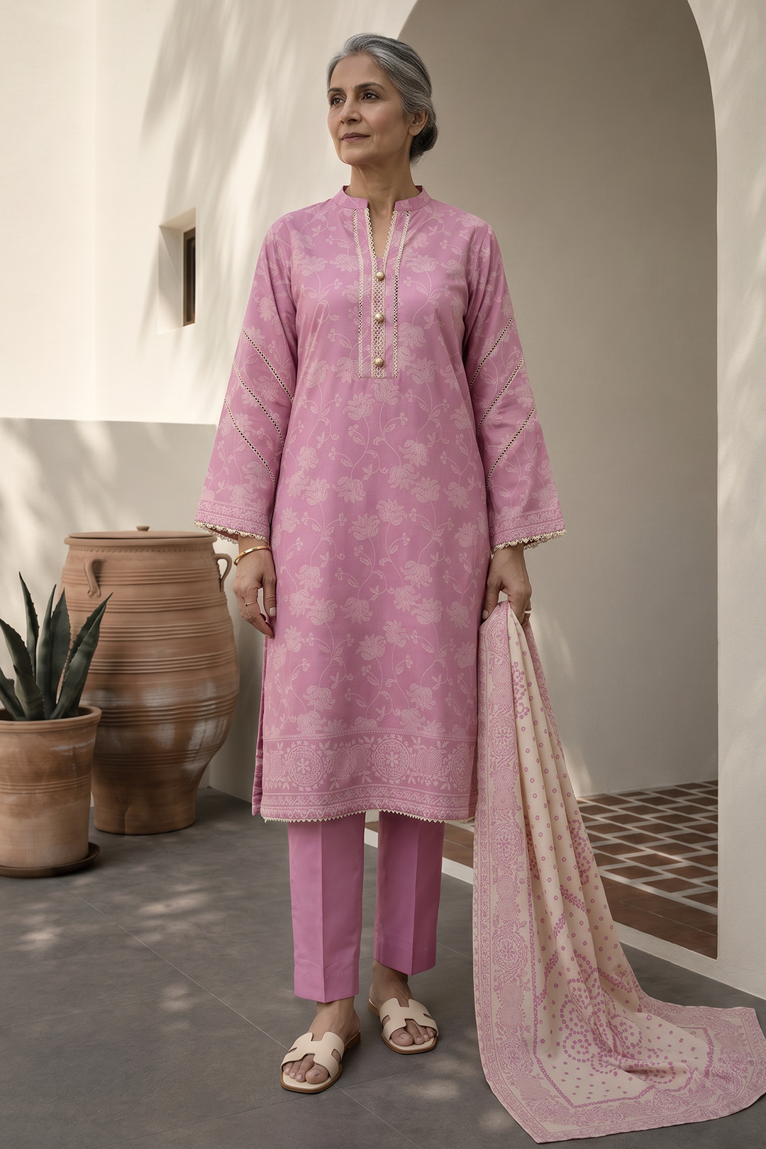 Shirt Shalwar Dupatta - 8006