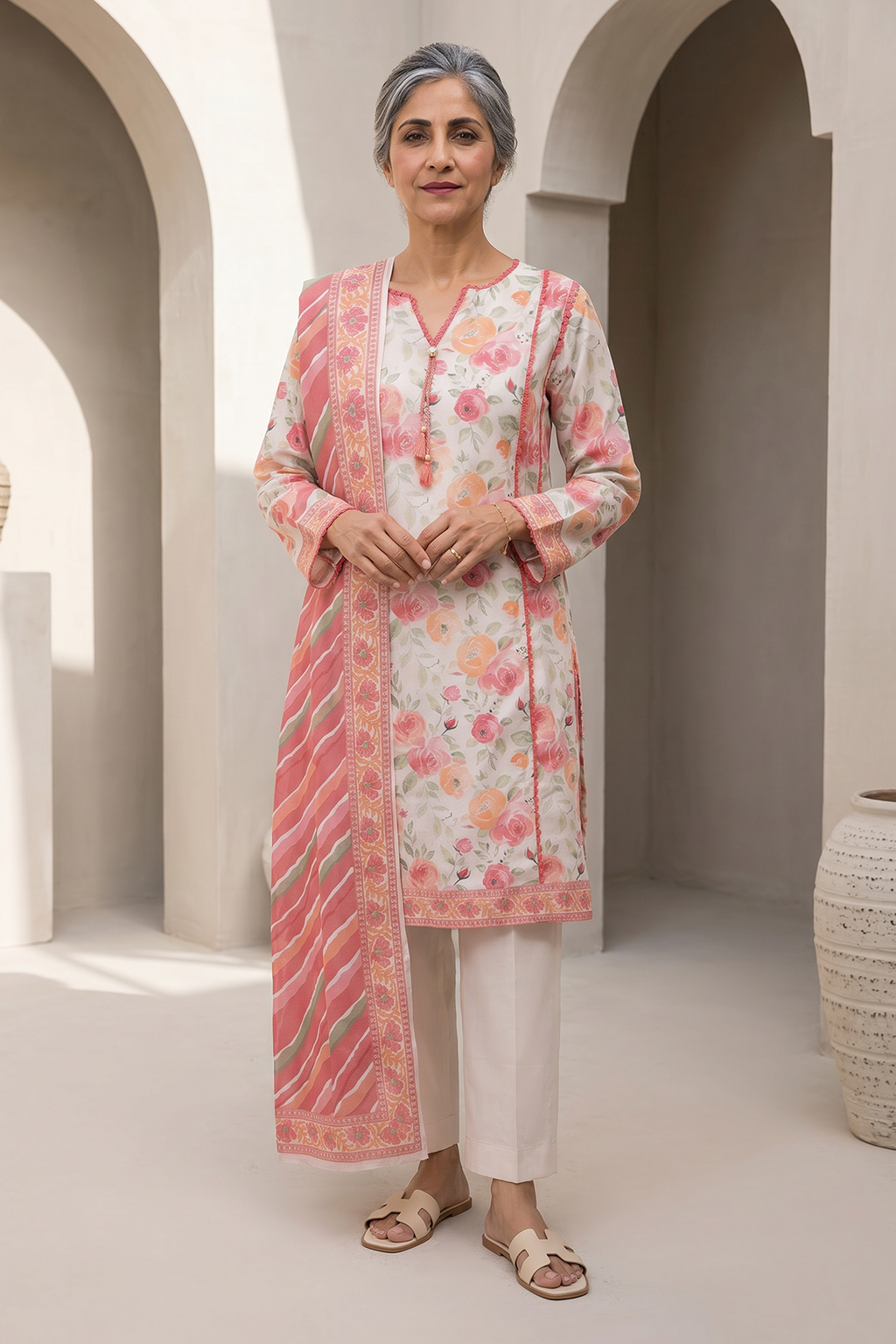 Shirt Shalwar Dupatta - 8007