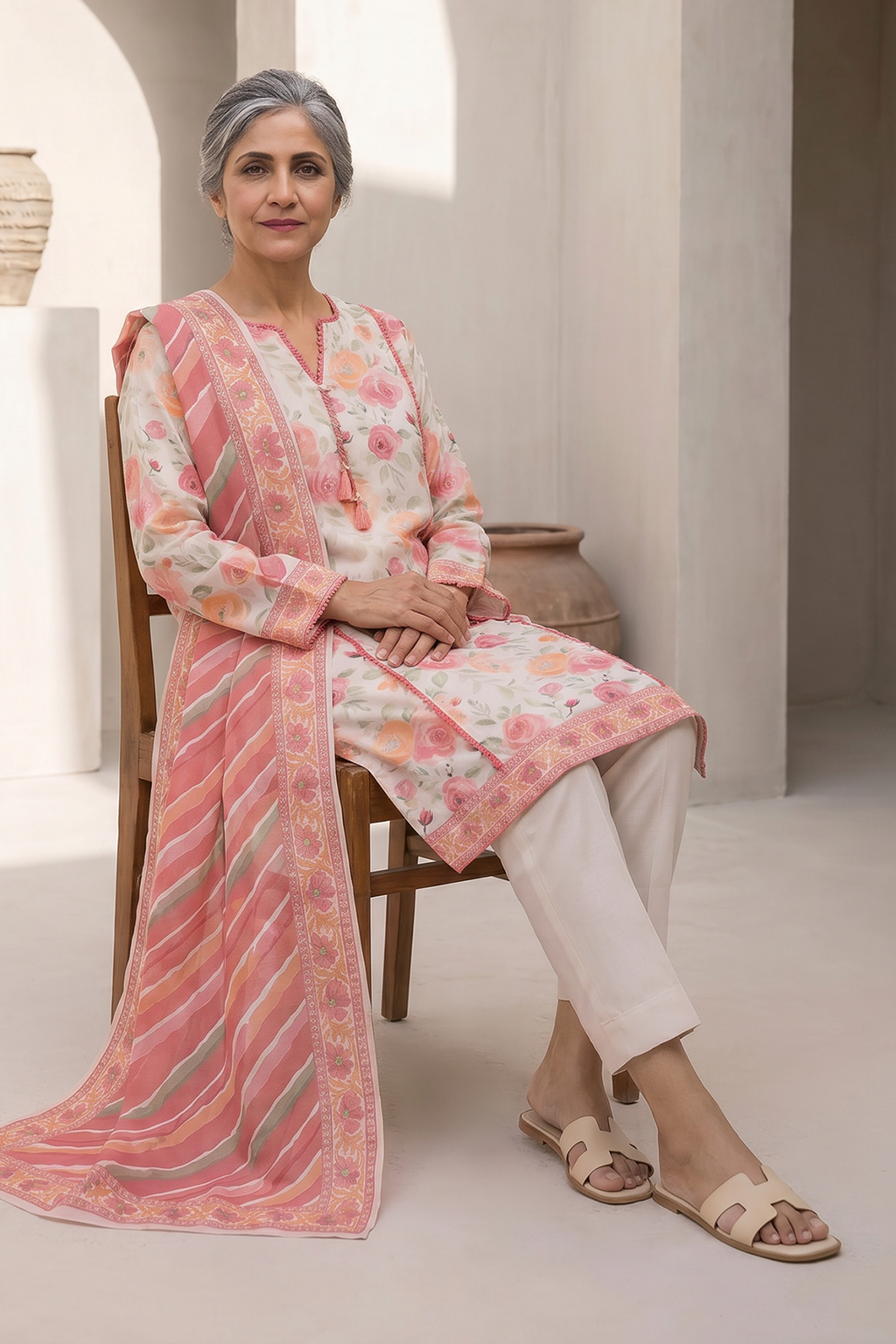 Shirt Shalwar Dupatta - 8007