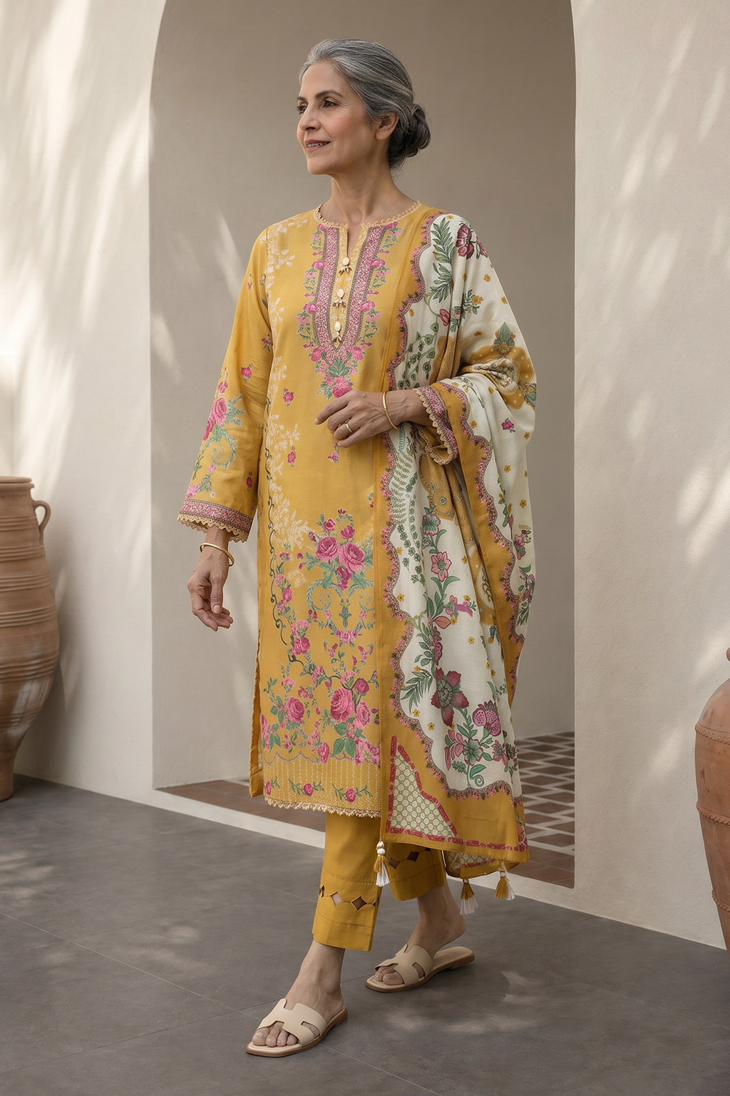 Shirt Shalwar Dupatta - 8008