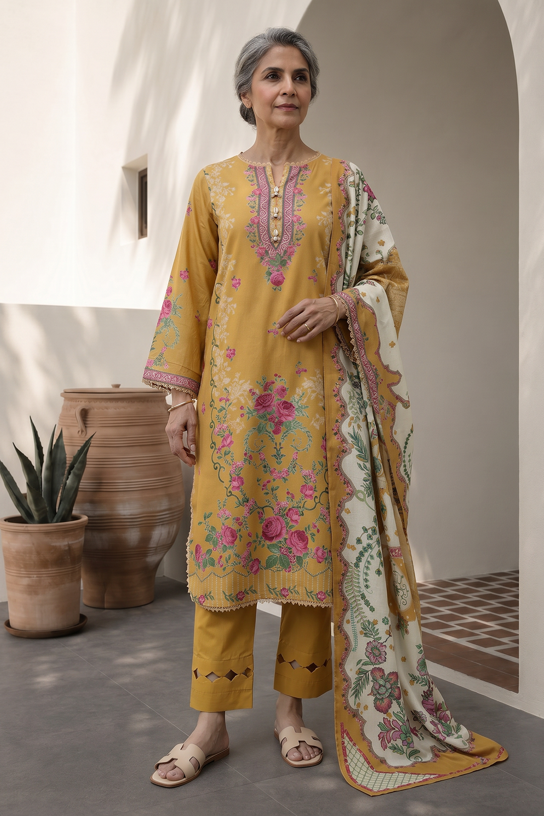 Shirt Shalwar Dupatta - 8008
