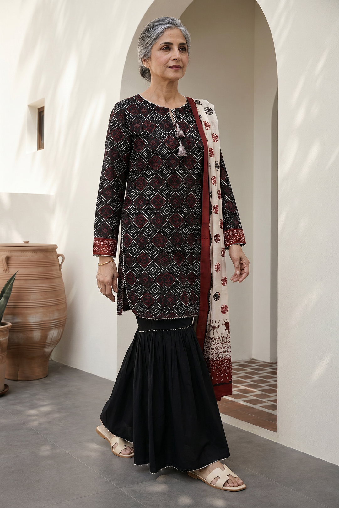 Shirt Shalwar Dupatta - 8010