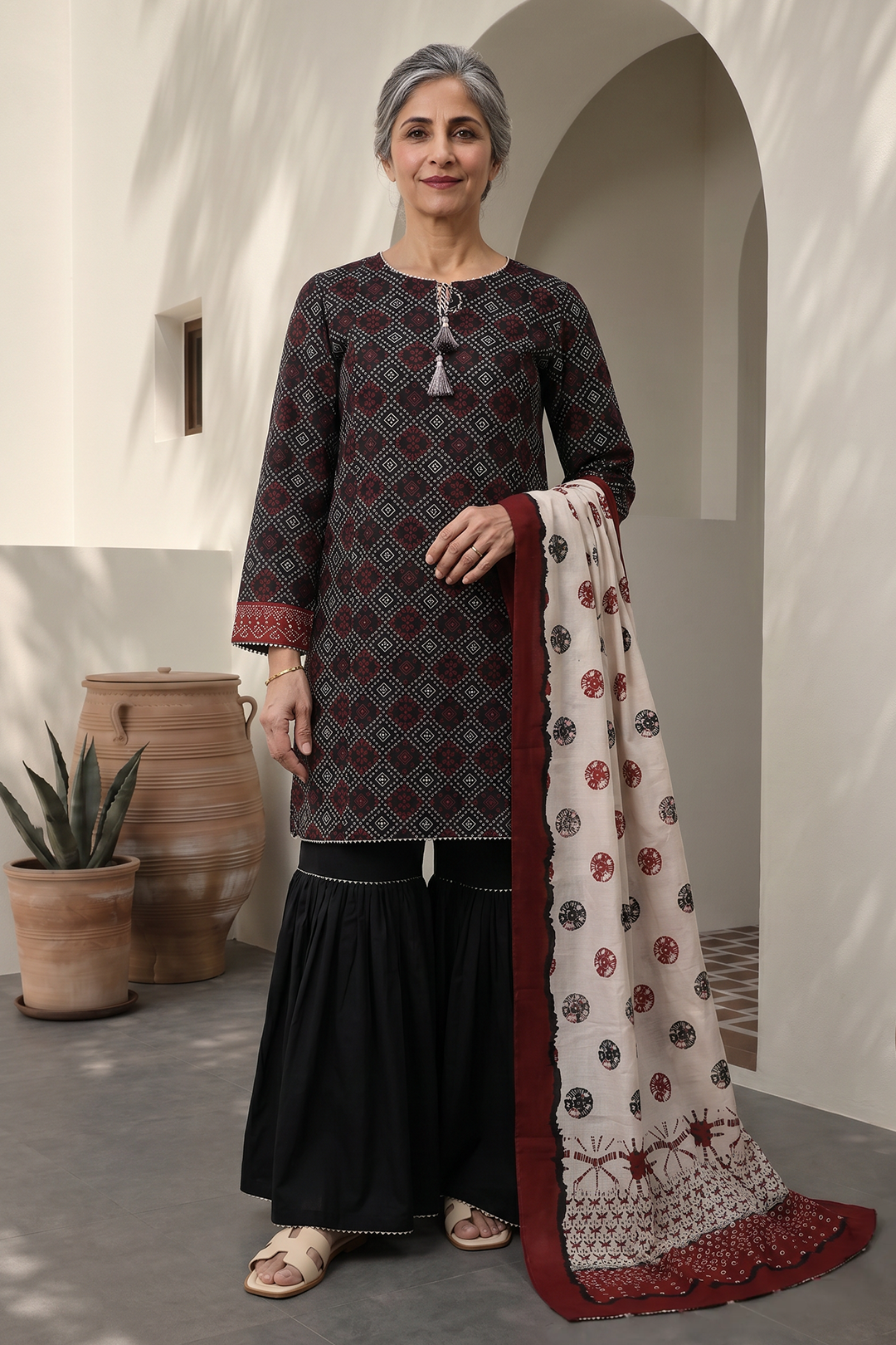 Shirt Shalwar Dupatta - 8010