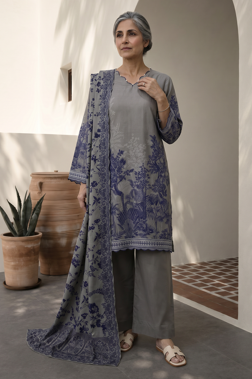Shirt Shalwar Dupatta - 8011