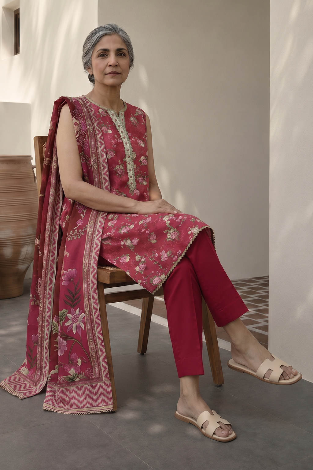 Shirt Shalwar Dupatta - 8012