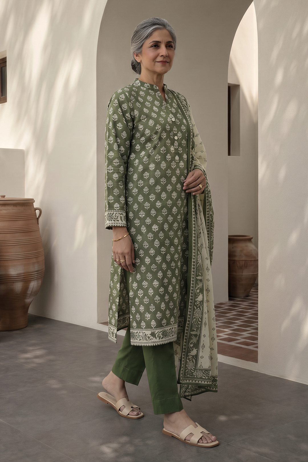 Shirt Shalwar Dupatta - 8015